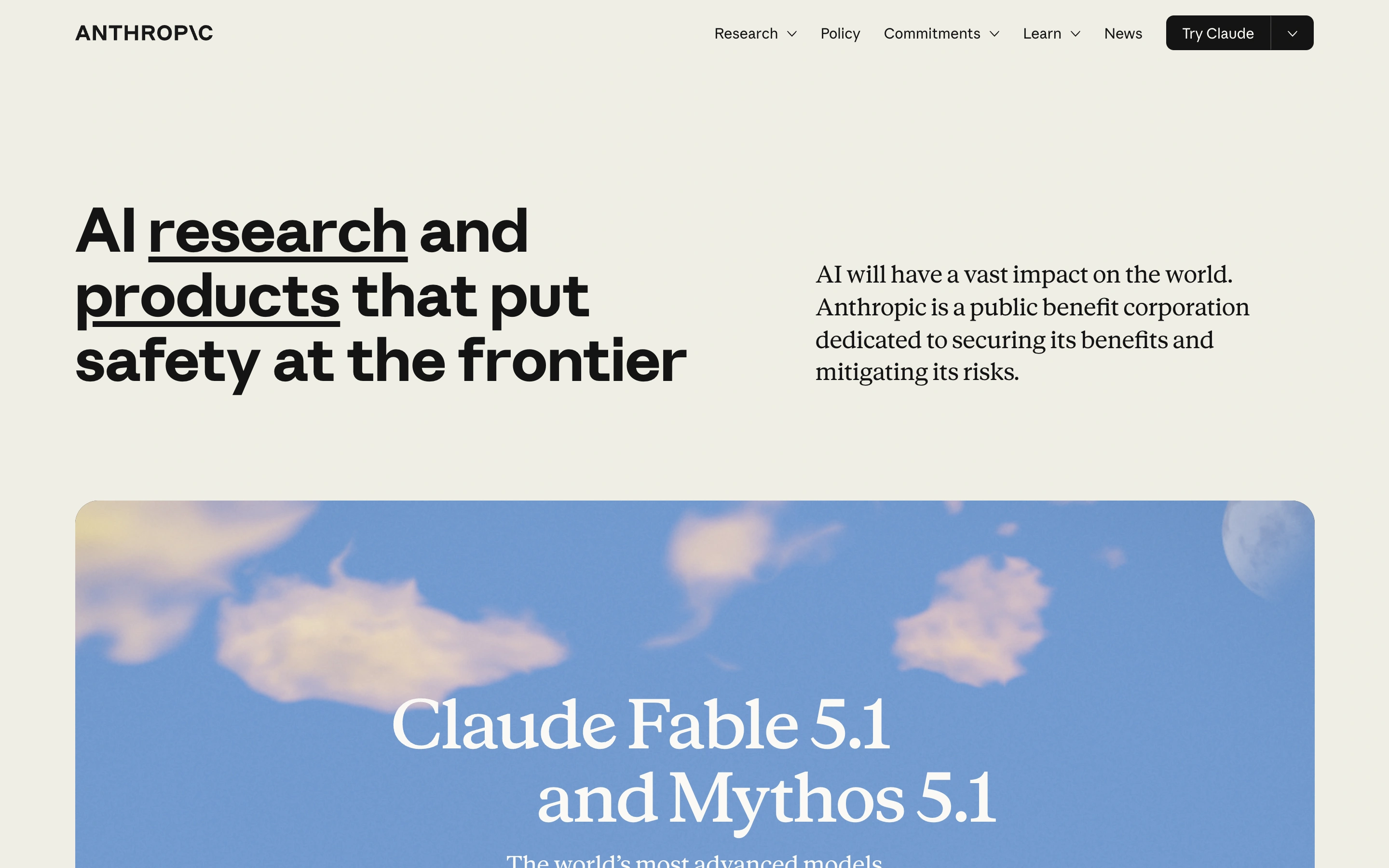 Anthropic — captured interface