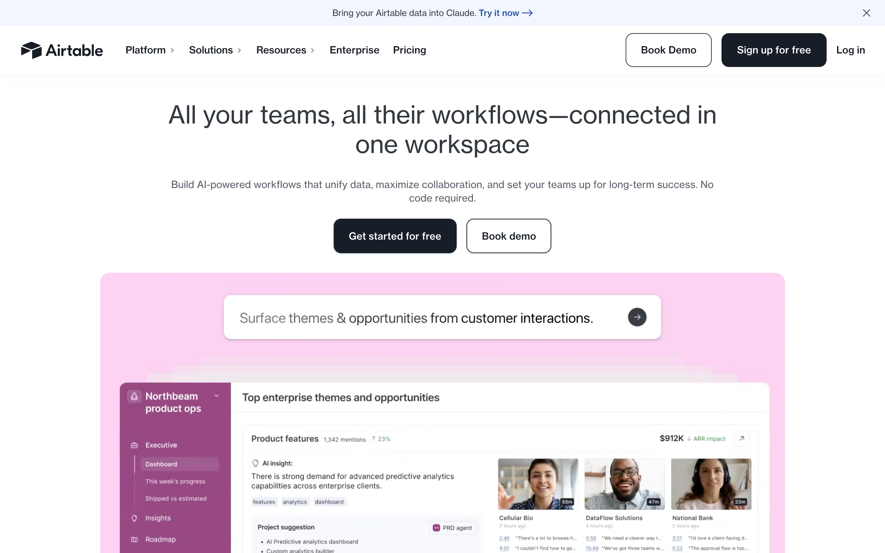 Airtable — captured interface