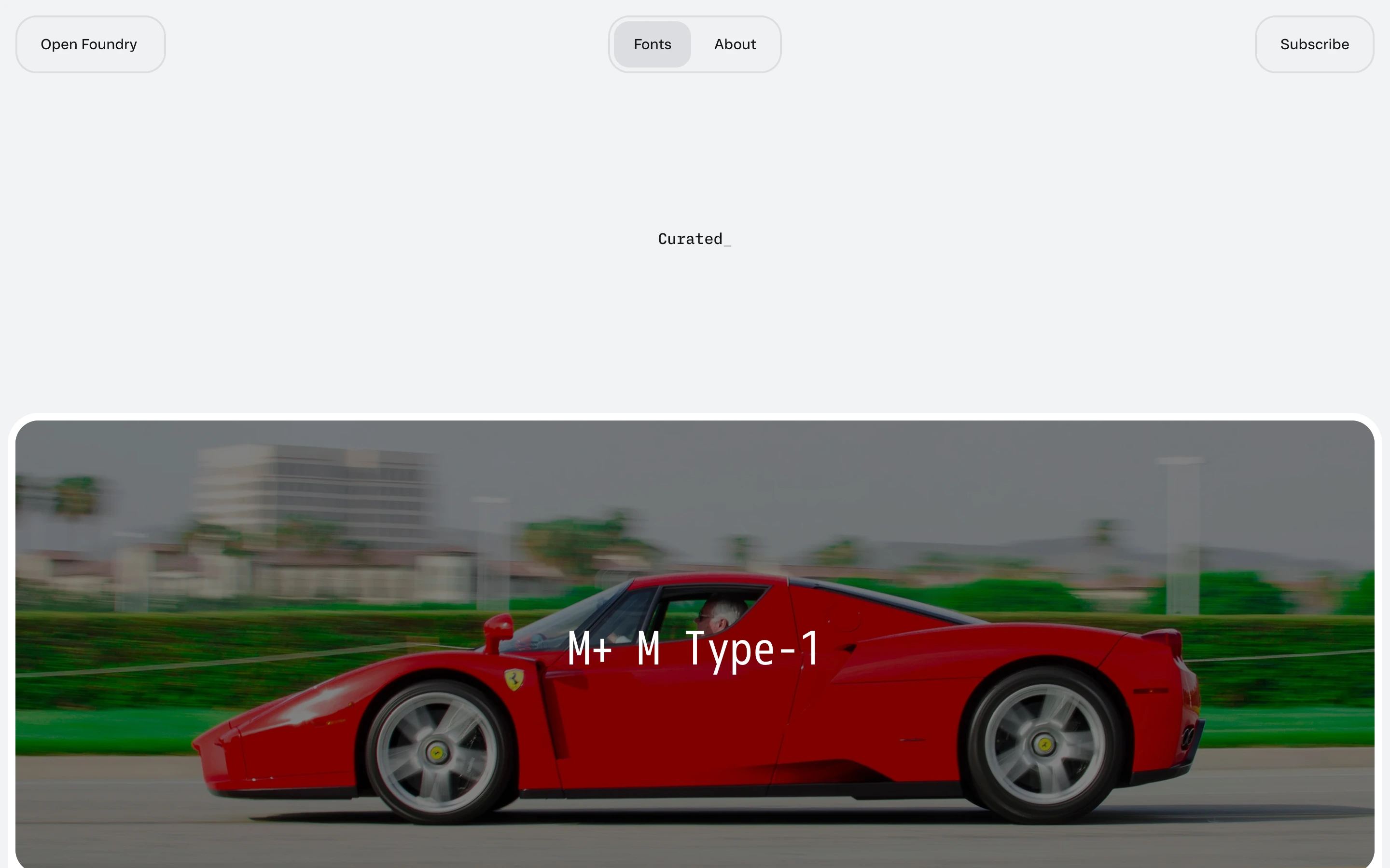 Open Foundry — captured interface