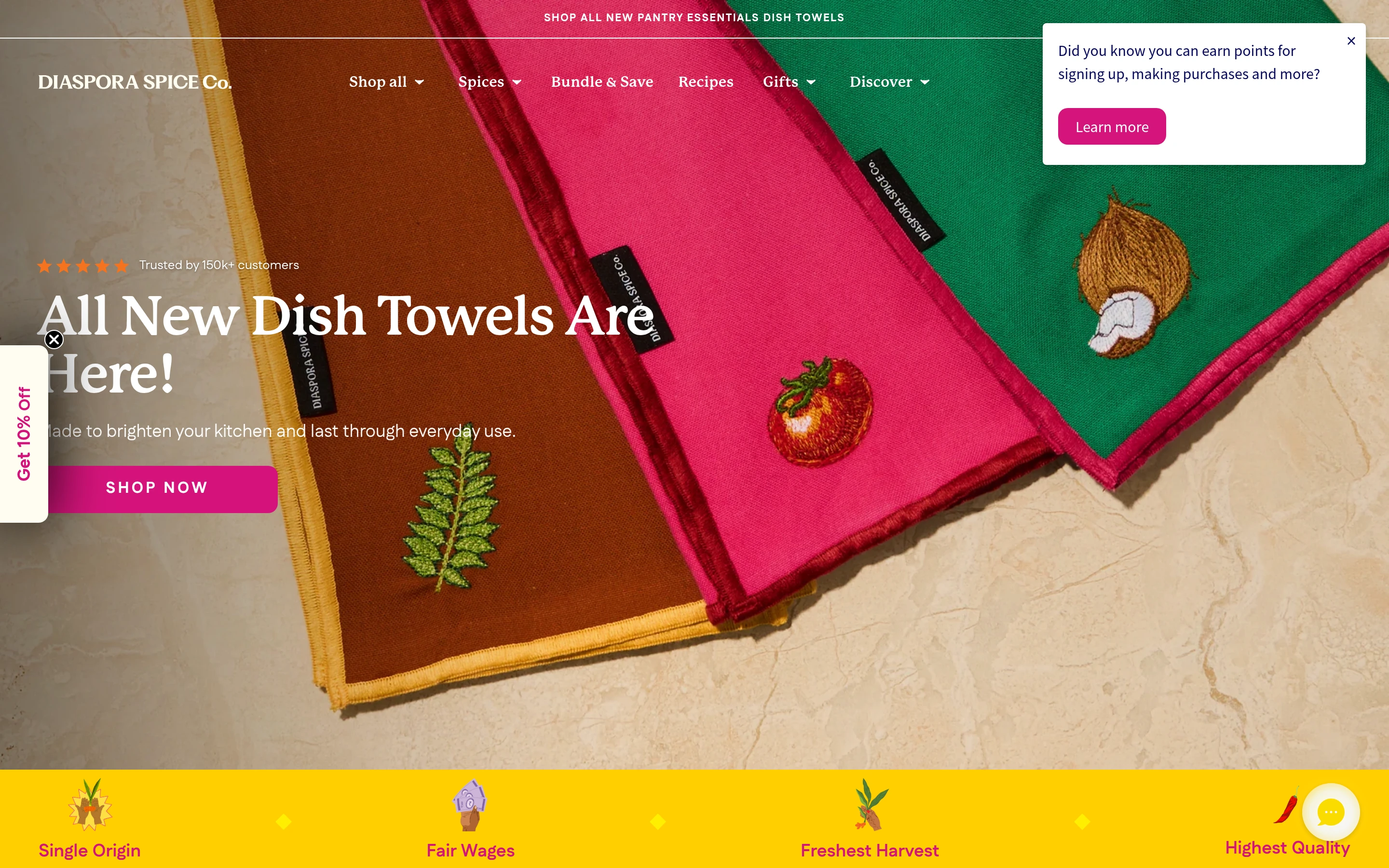 Diaspora Co — captured interface