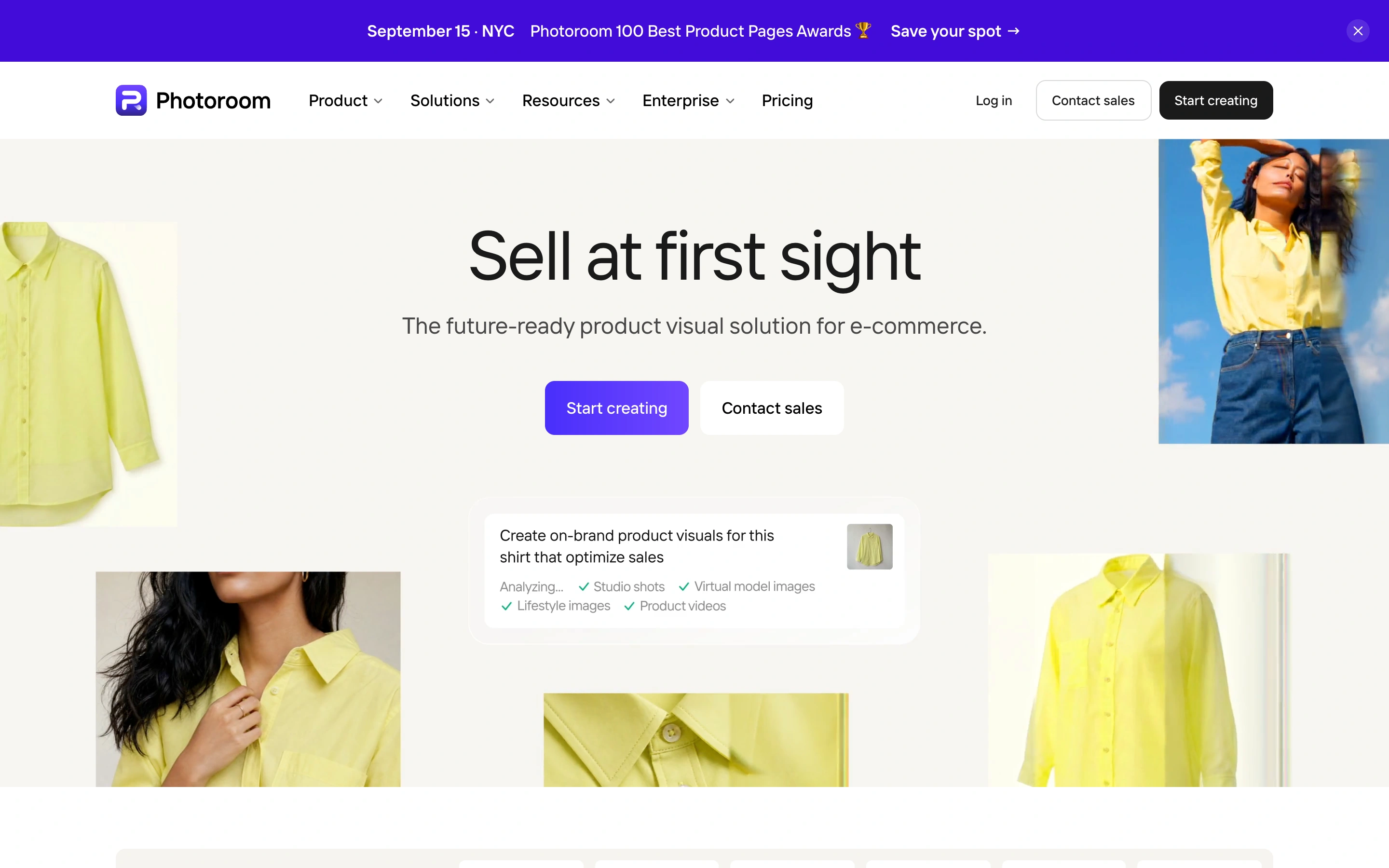 Photoroom — captured interface