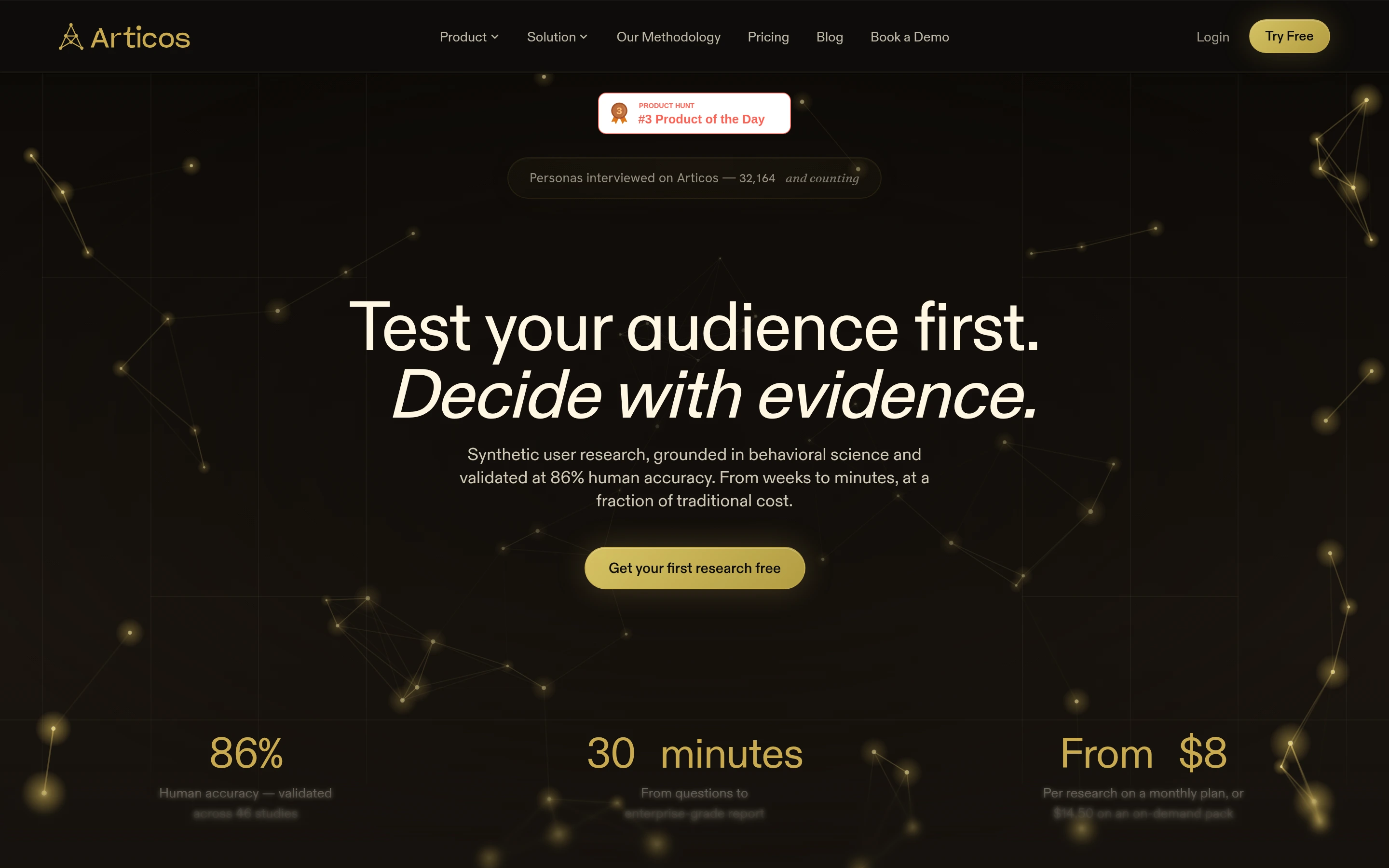 Articos — captured interface