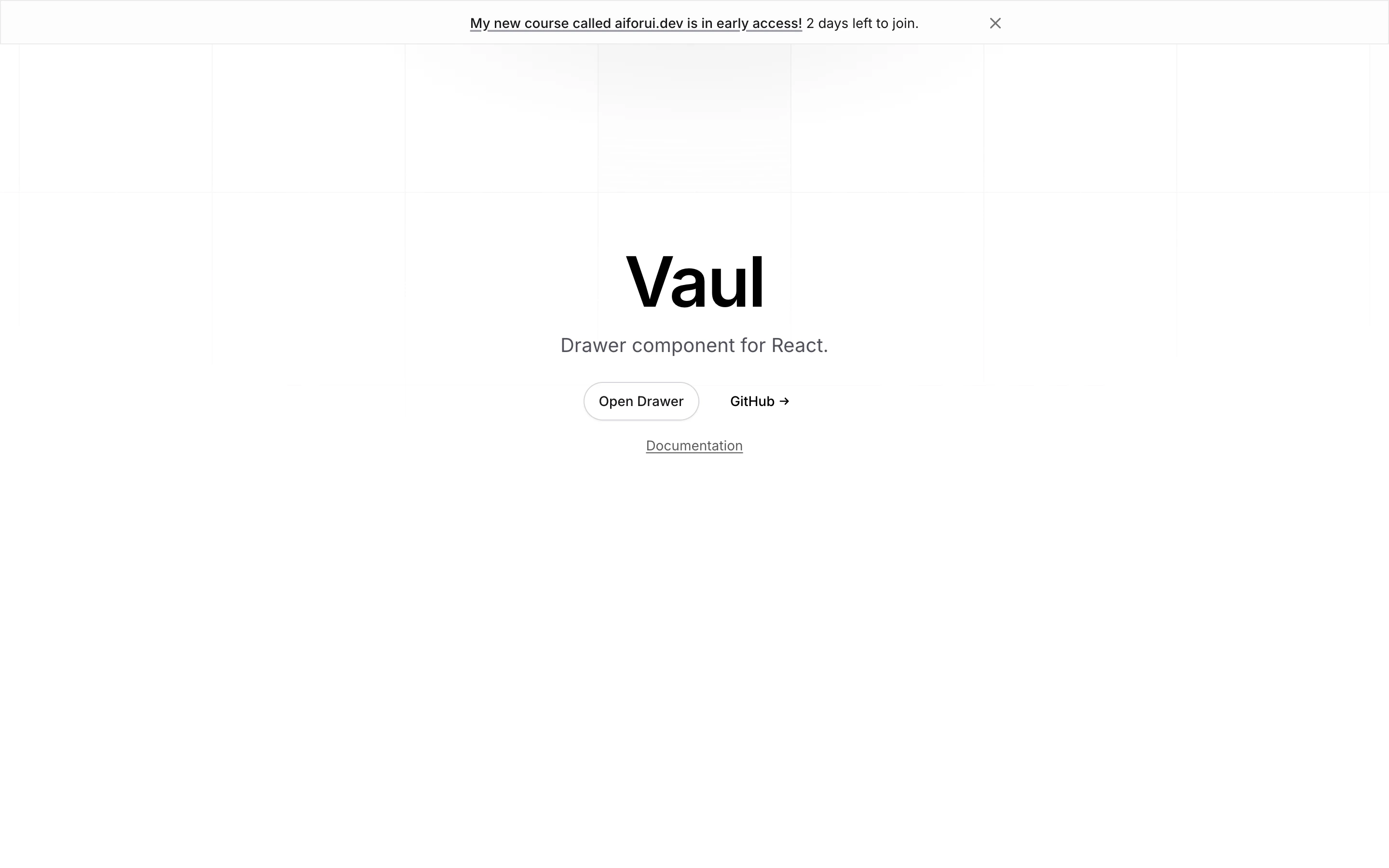 Vaul — captured interface