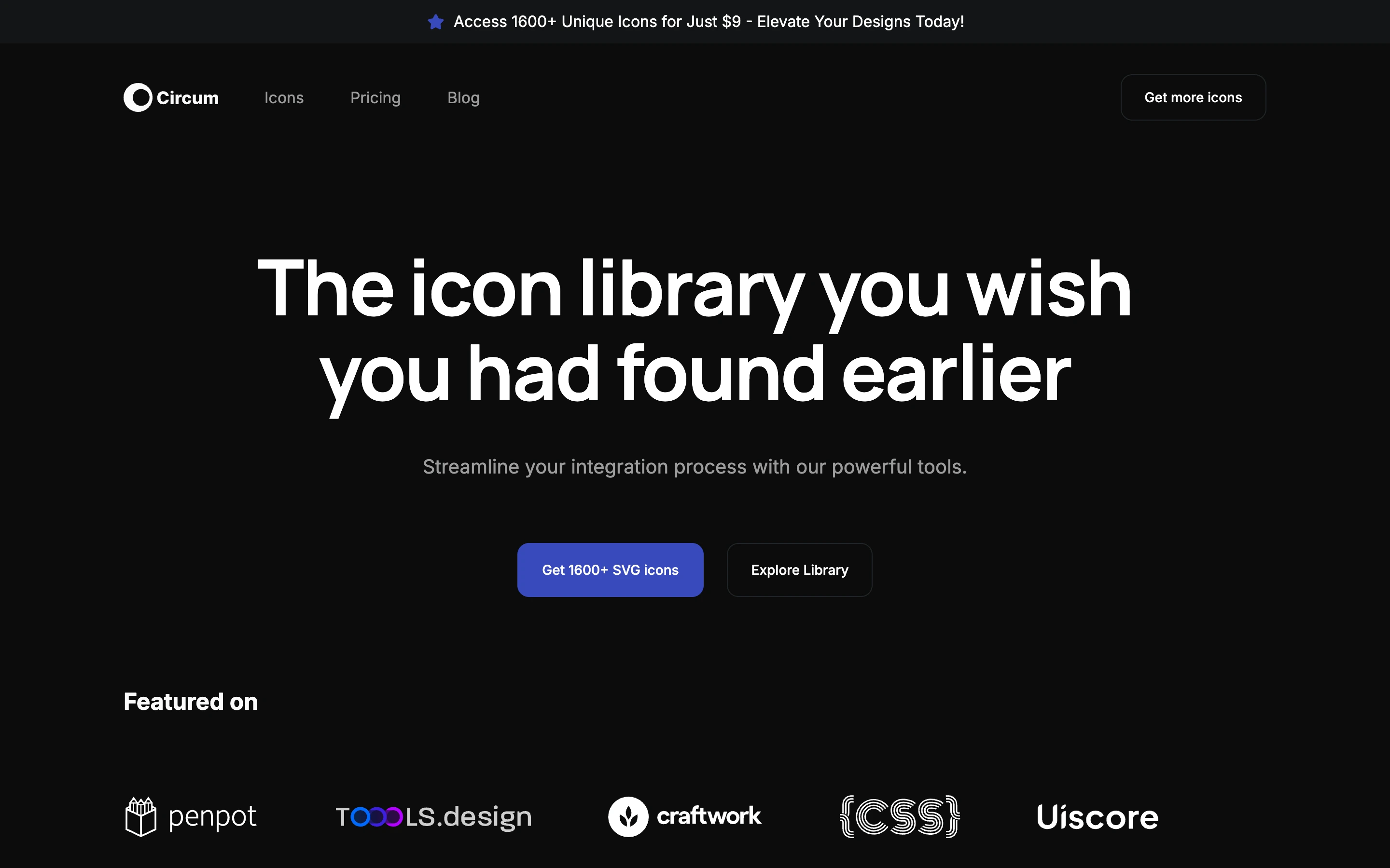Circum Icons — captured interface