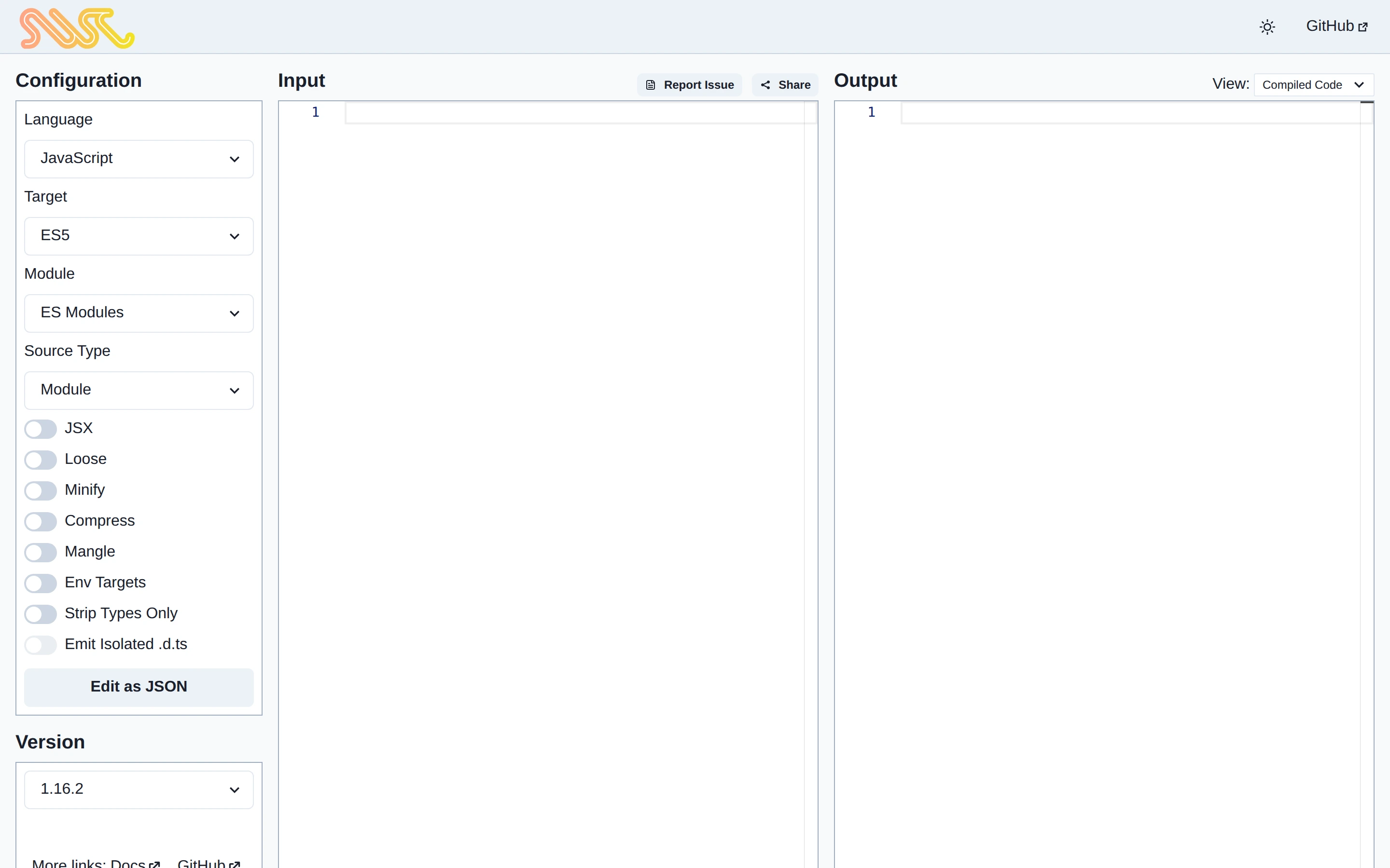 SWC — Compiler playground — captured interface