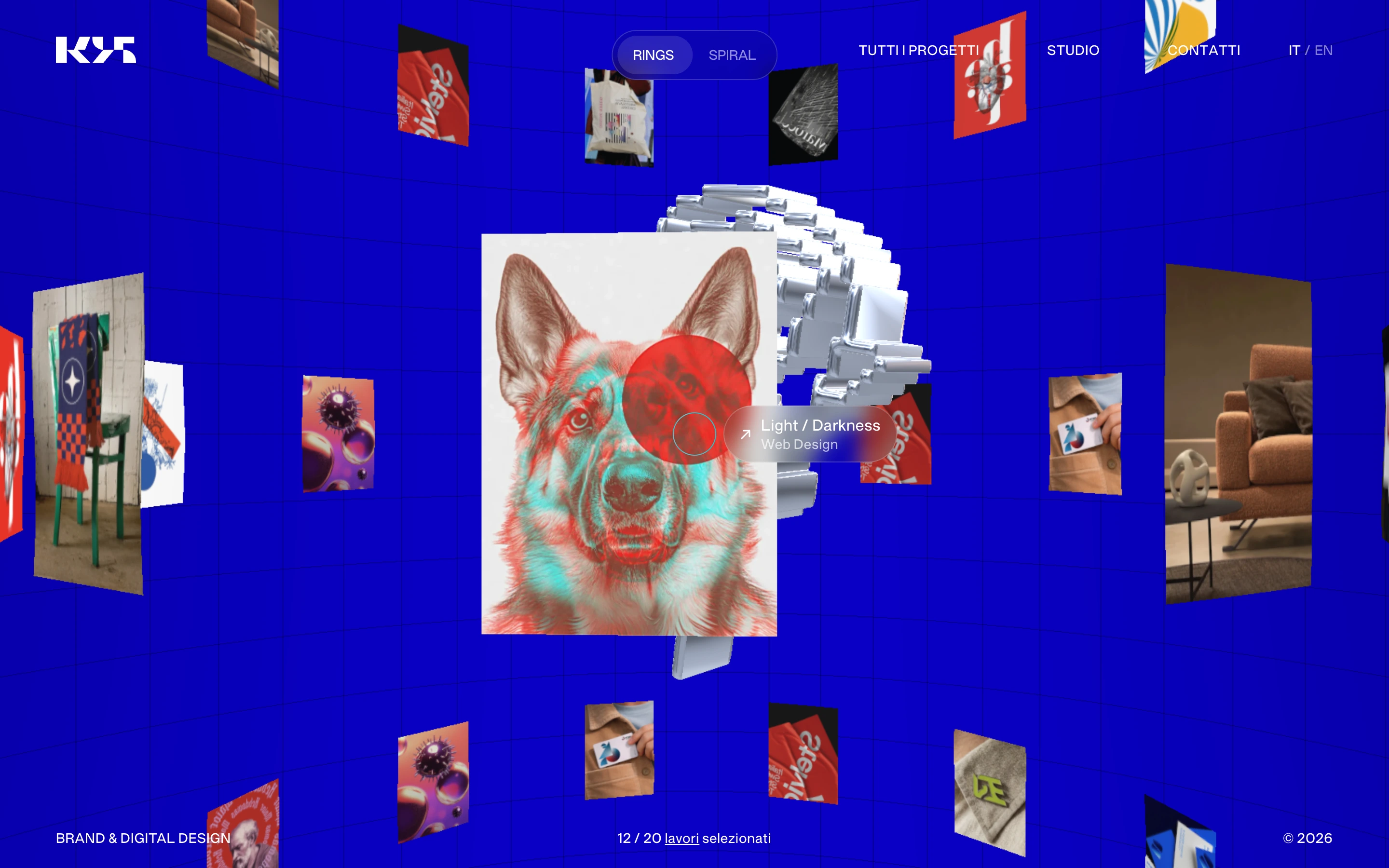 Studio K95 — captured interface
