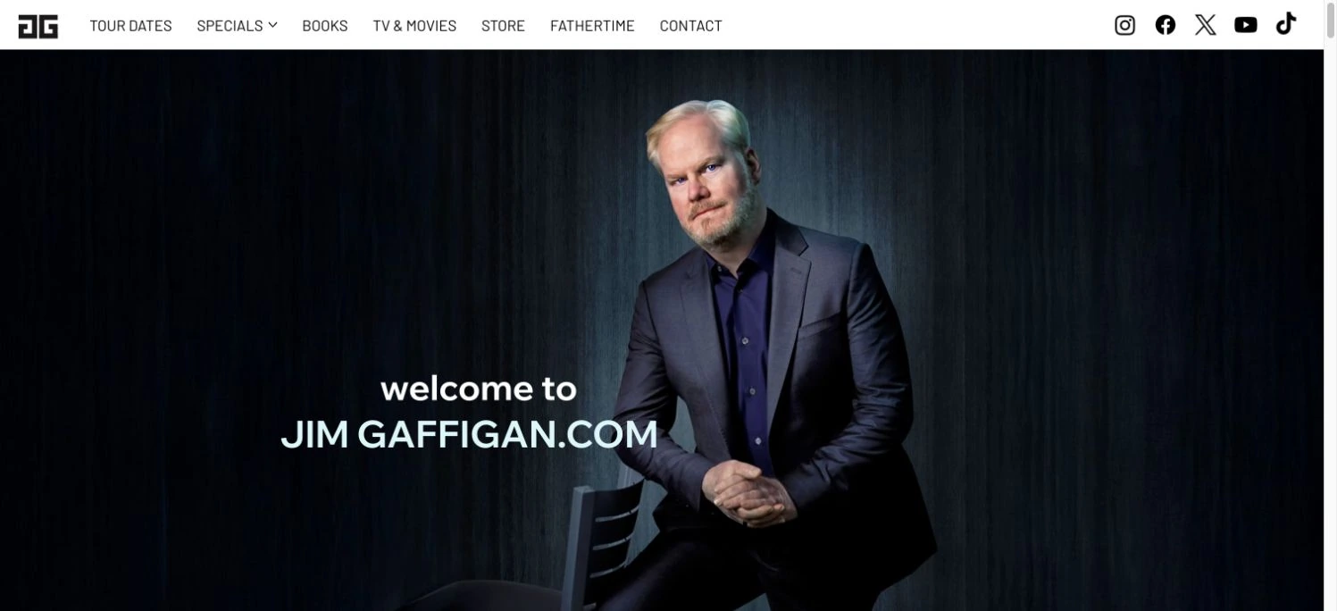 Jim Gaffigan — captured interface