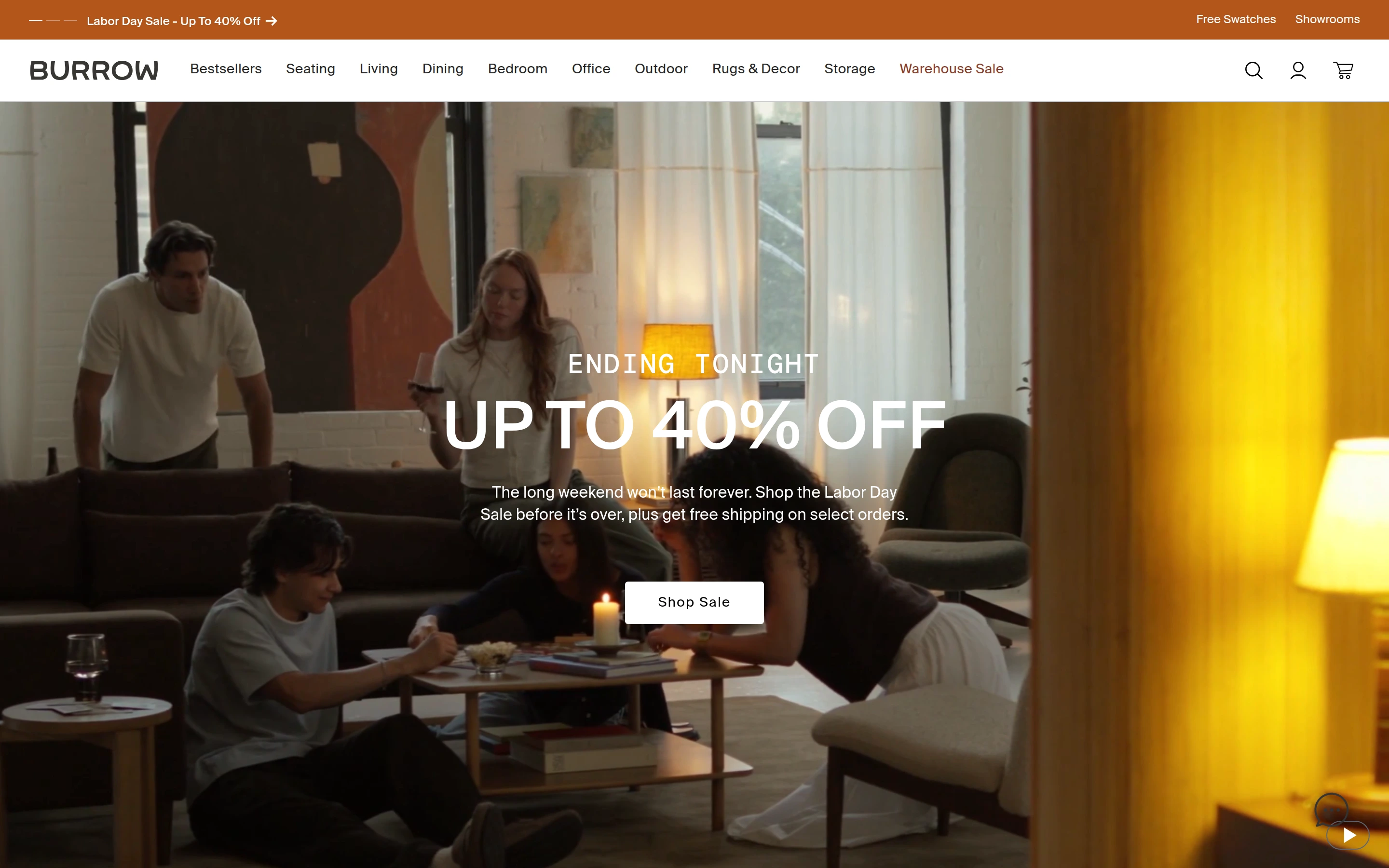 Burrow — captured interface