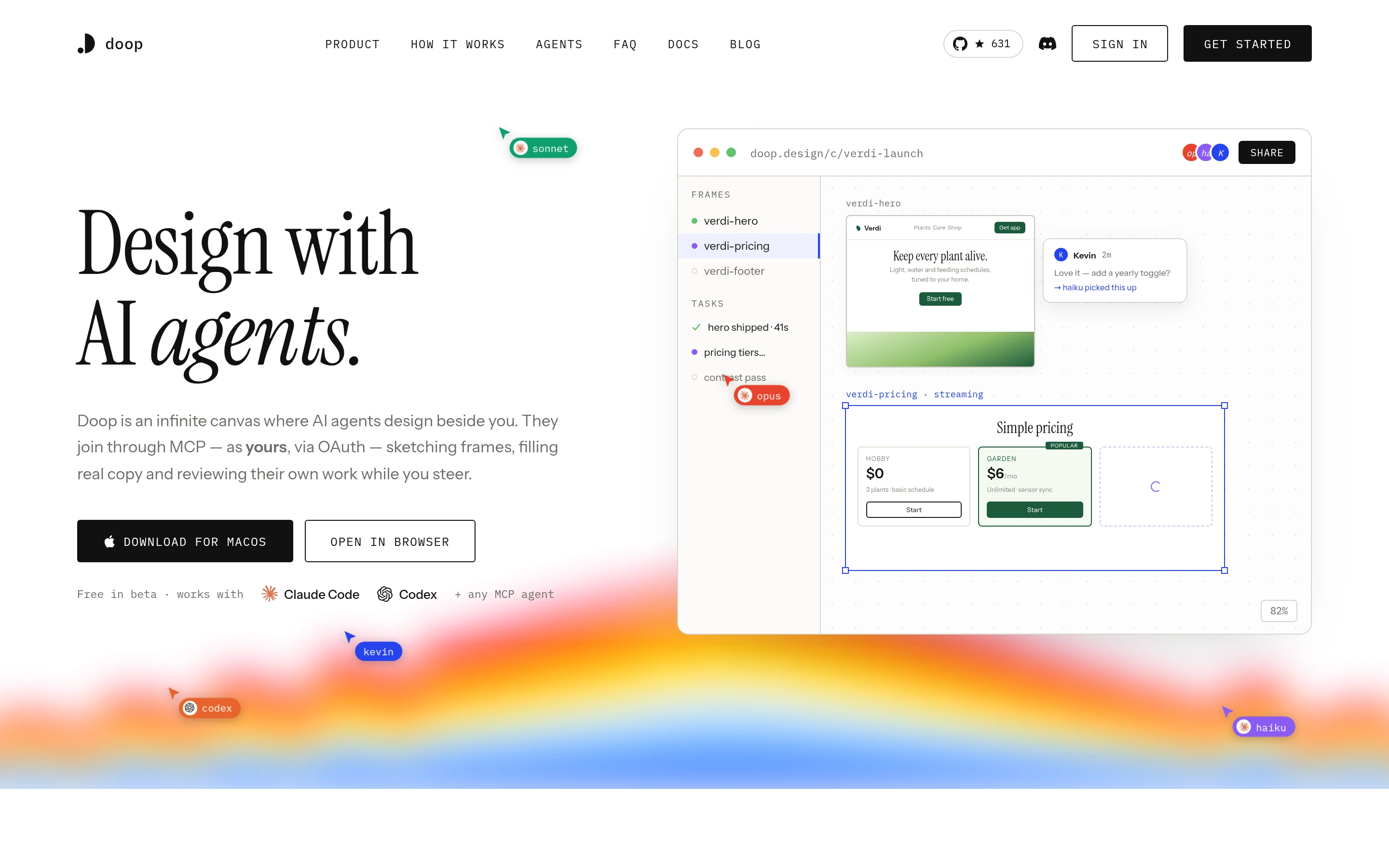 Doop — captured interface