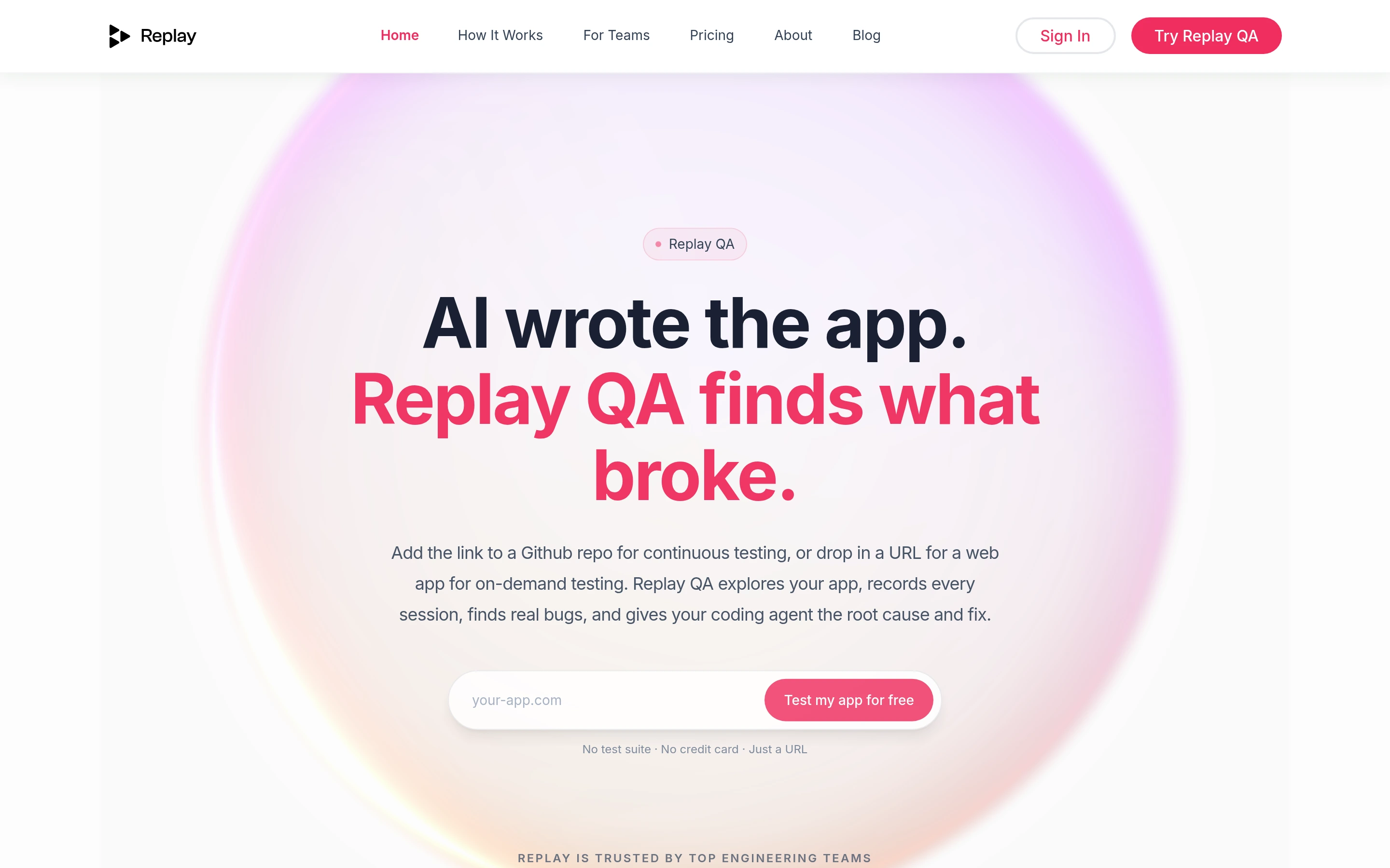 Replay — captured interface