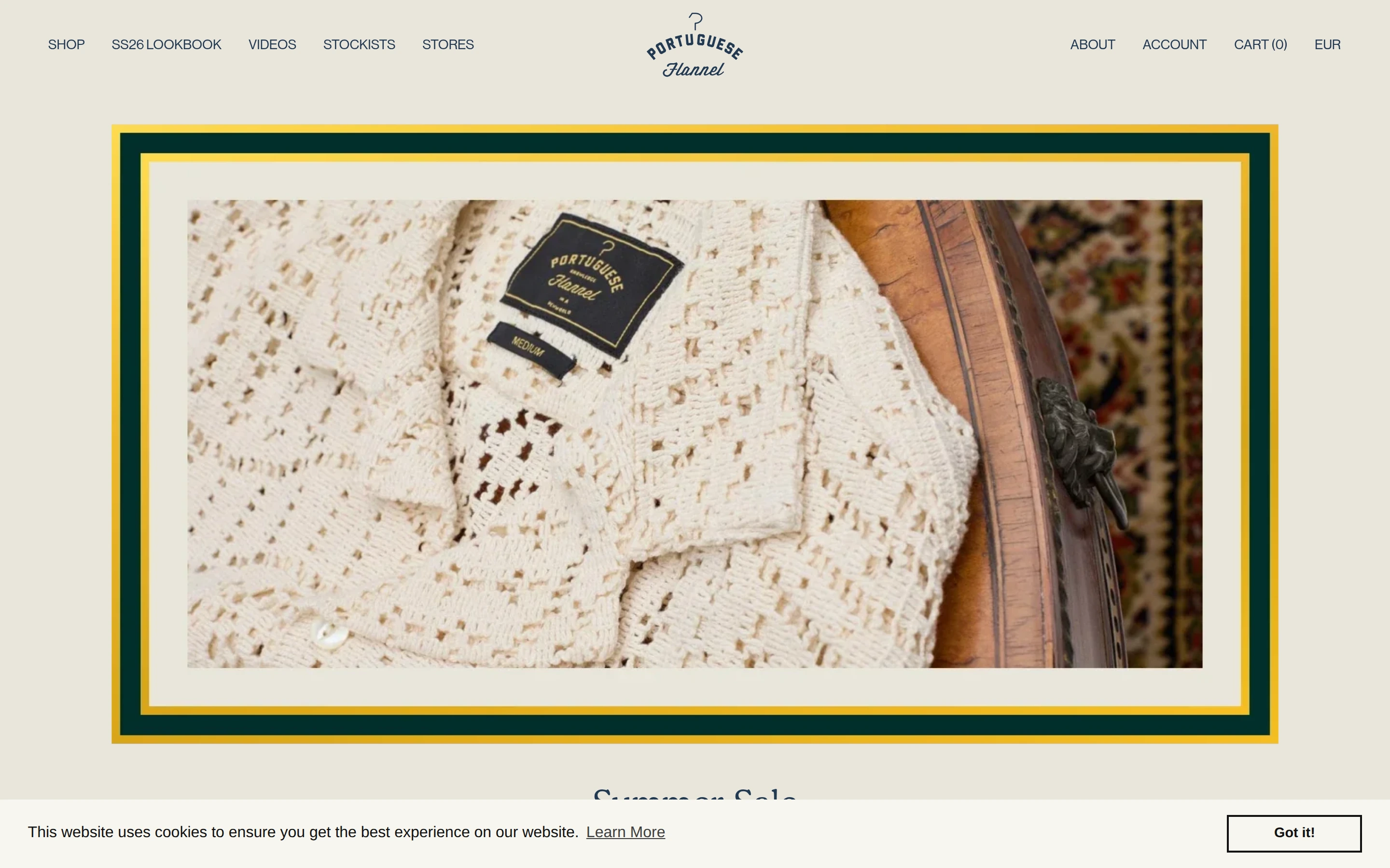 Portuguese Flannel — captured interface