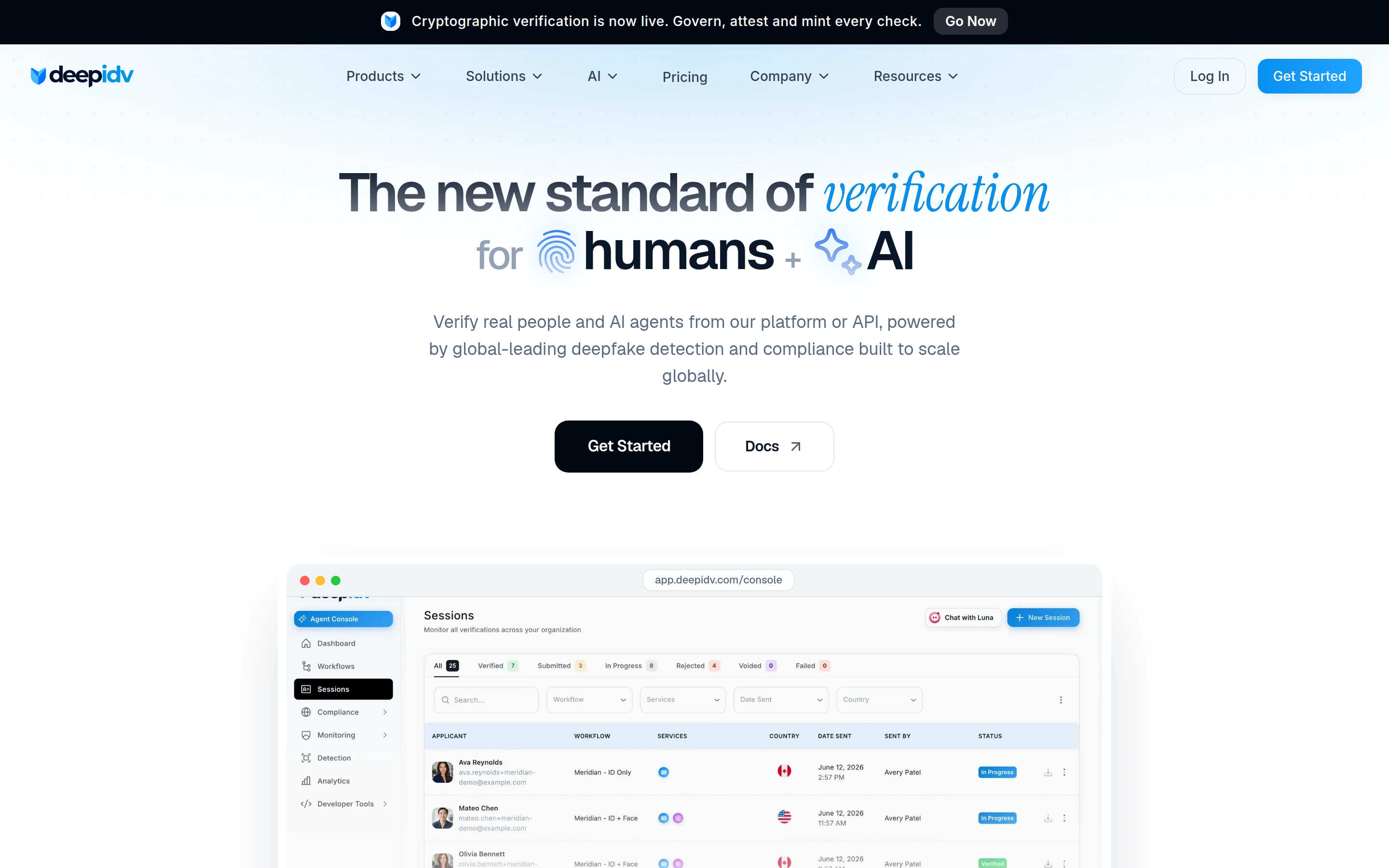 deepidv — captured interface