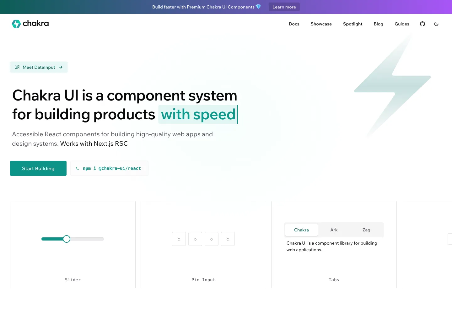 Chakra UI — captured interface