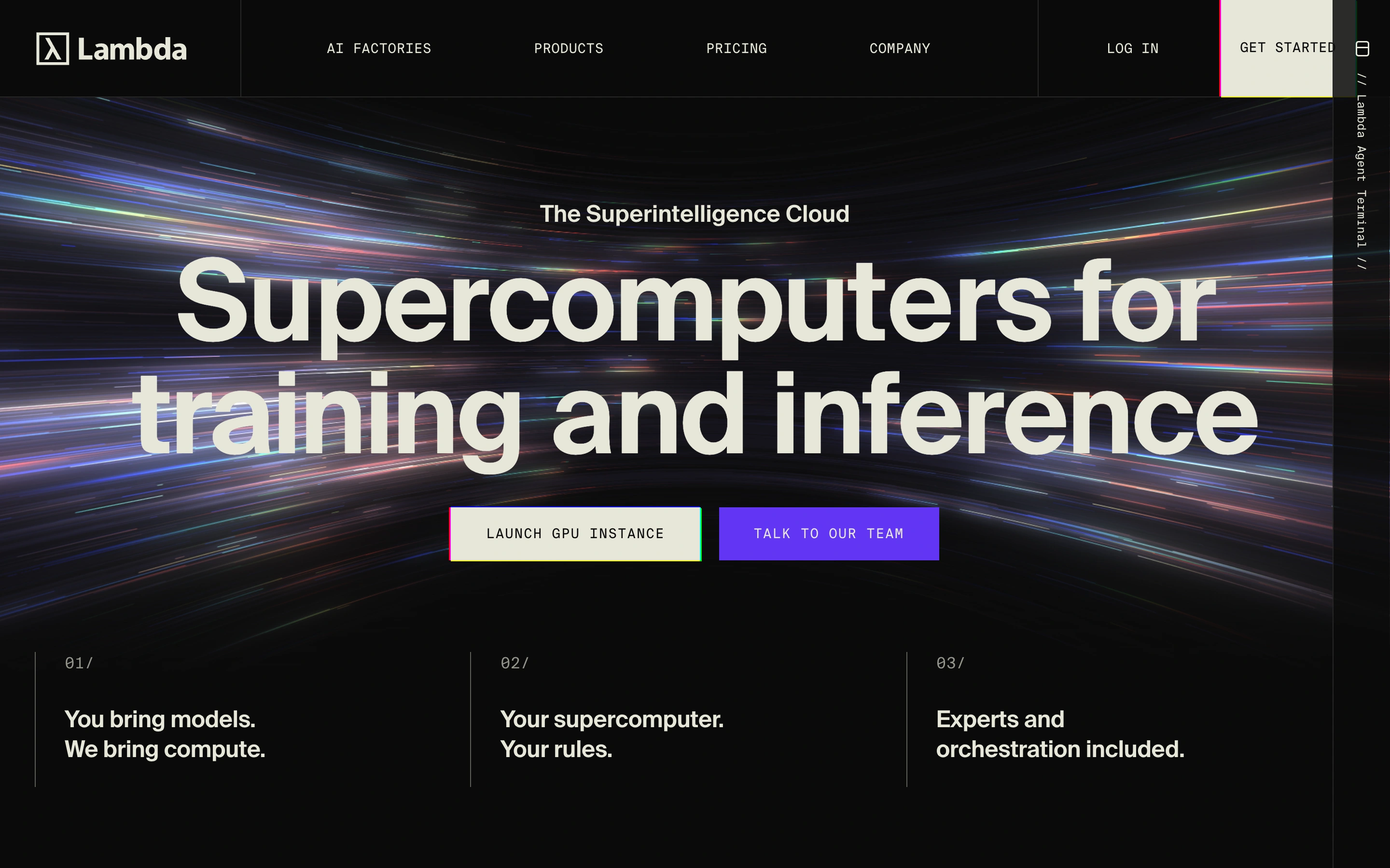 Lambda — captured interface