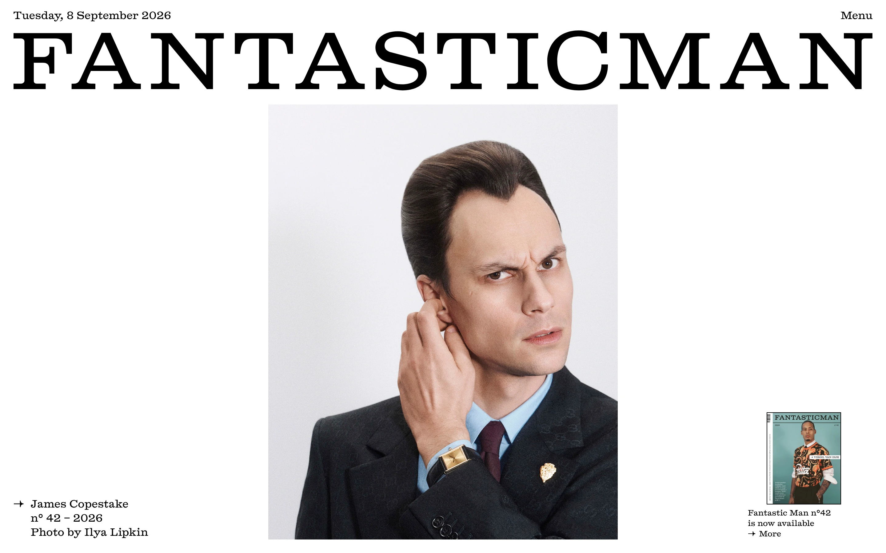 Fantastic Man — captured interface