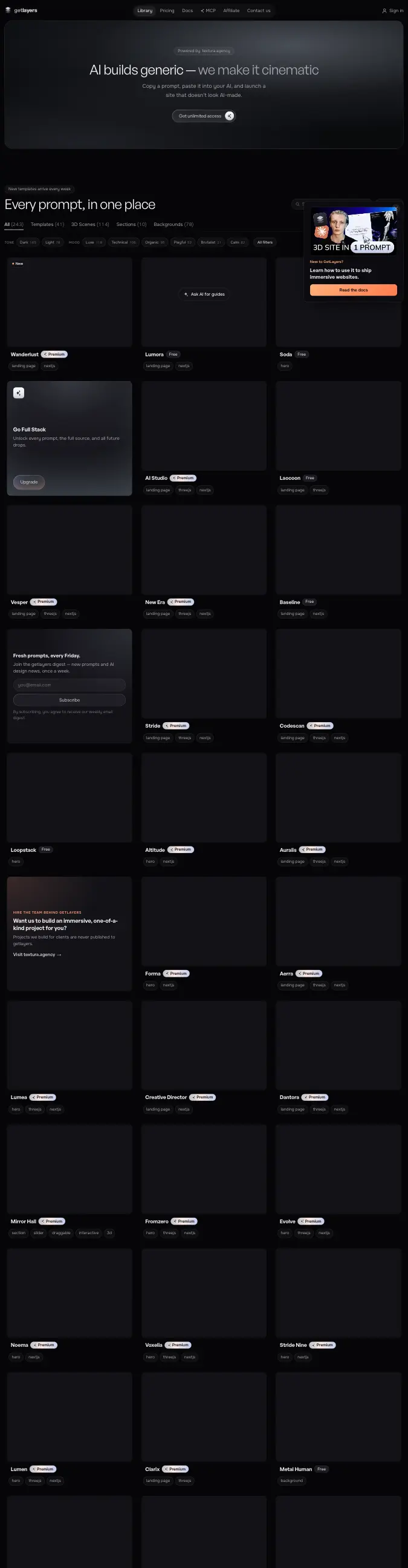 GetLayers — captured interface