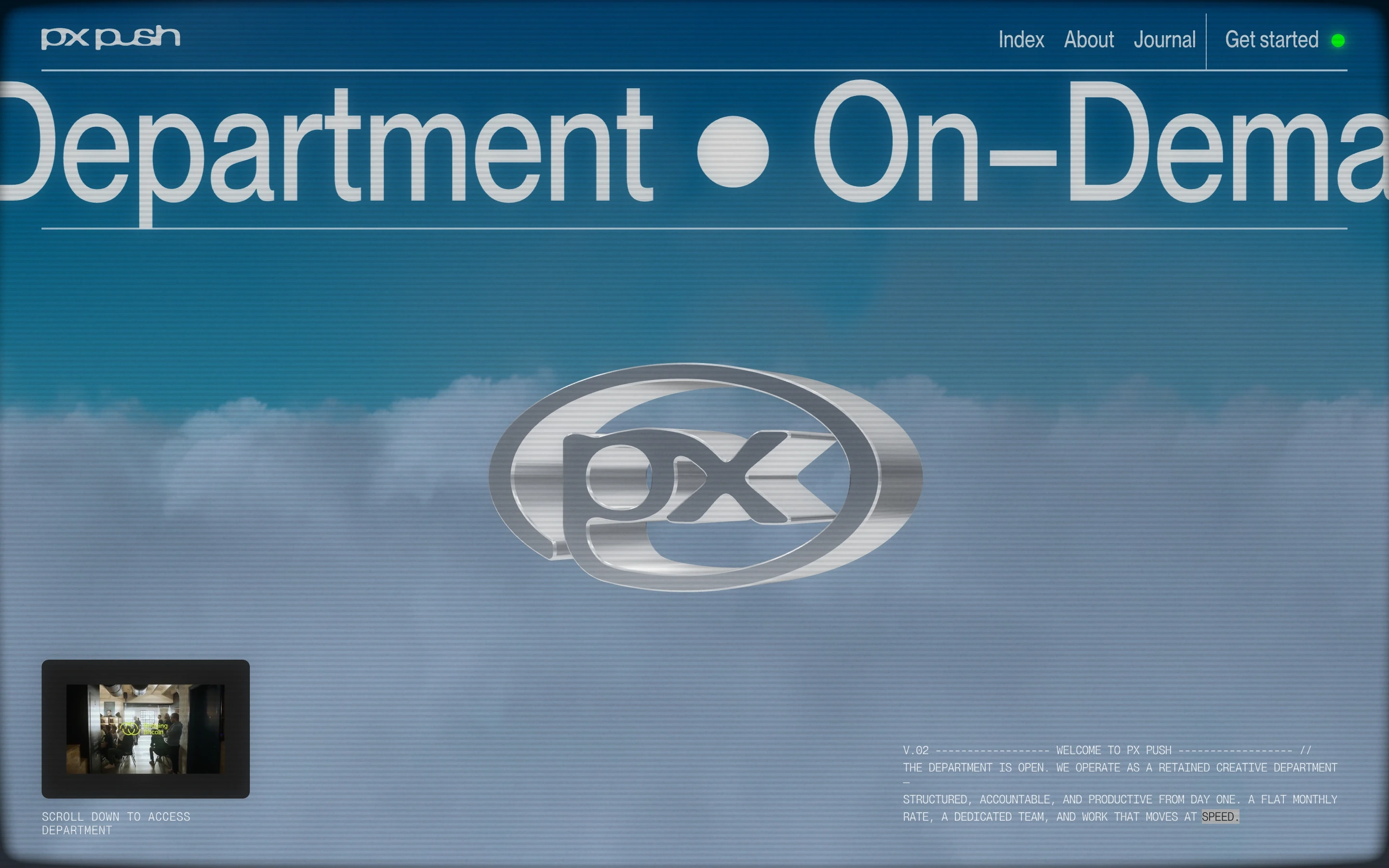 PX PUSH — captured interface