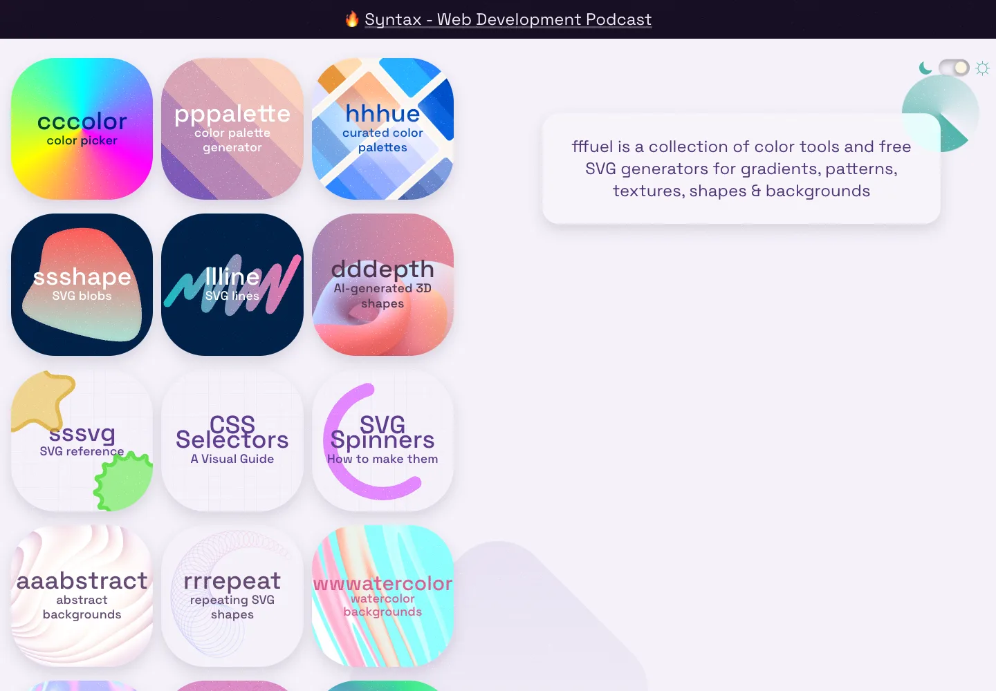 fffuel — captured interface