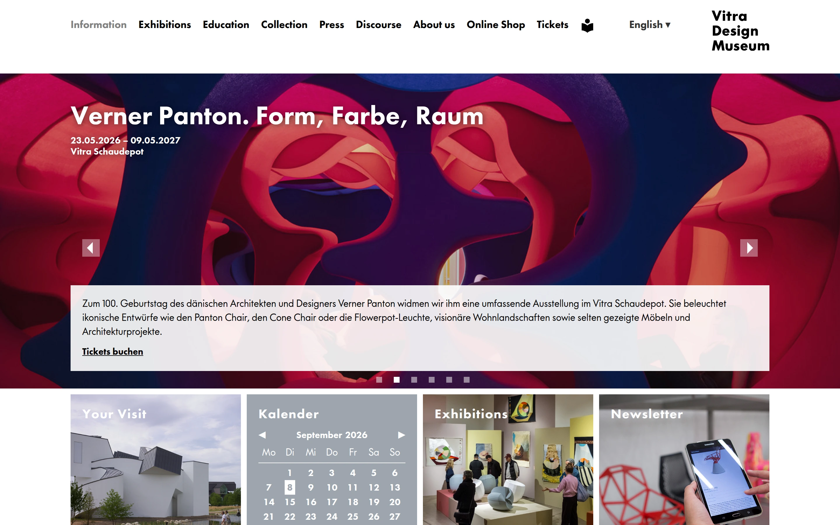 Vitra Design Museum — captured interface