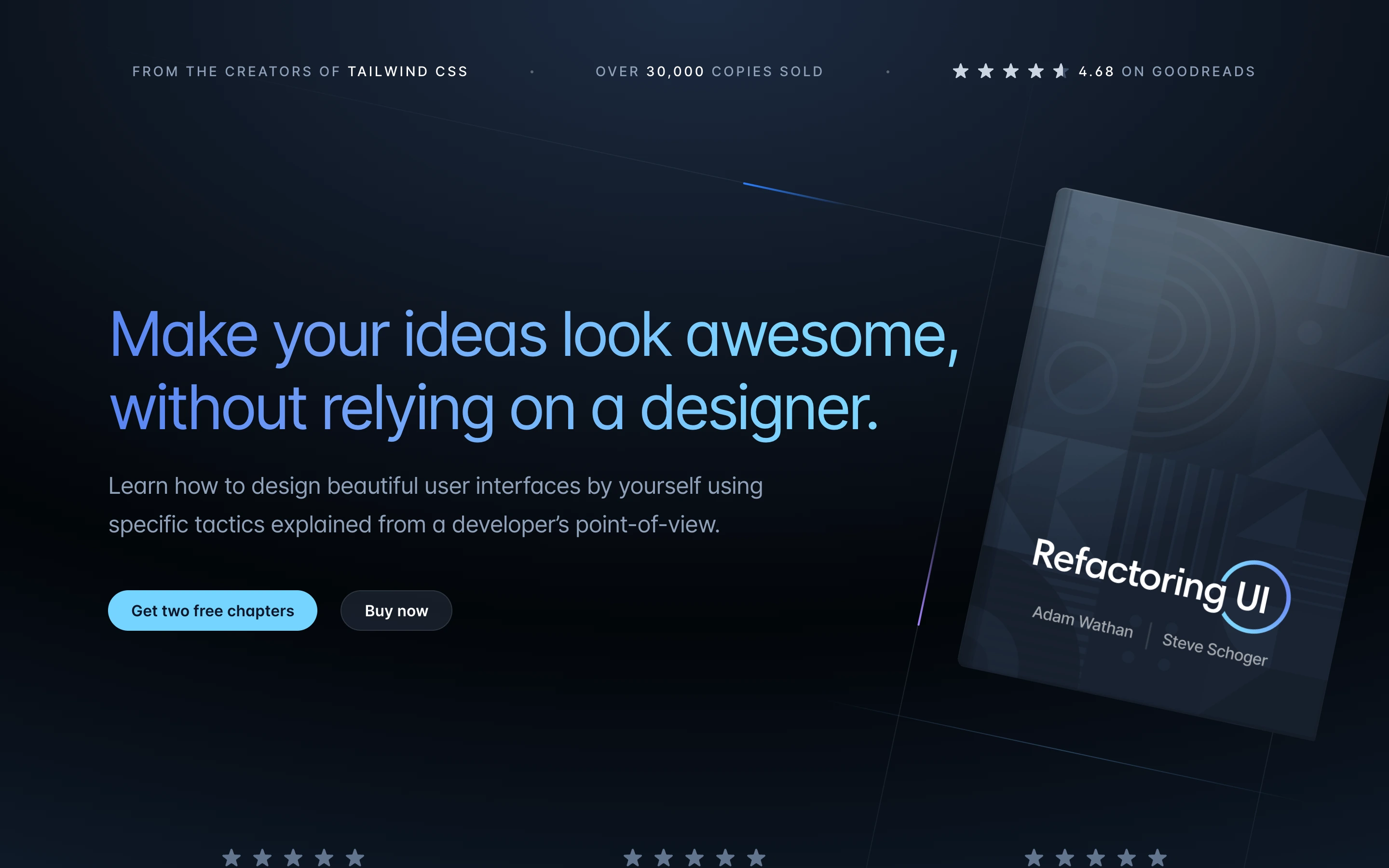 Refactoring UI — captured interface
