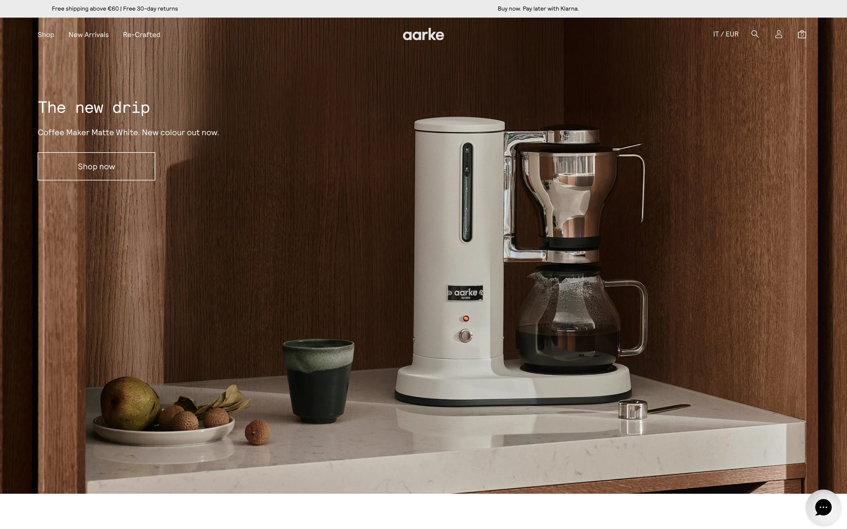 Aarke — captured interface