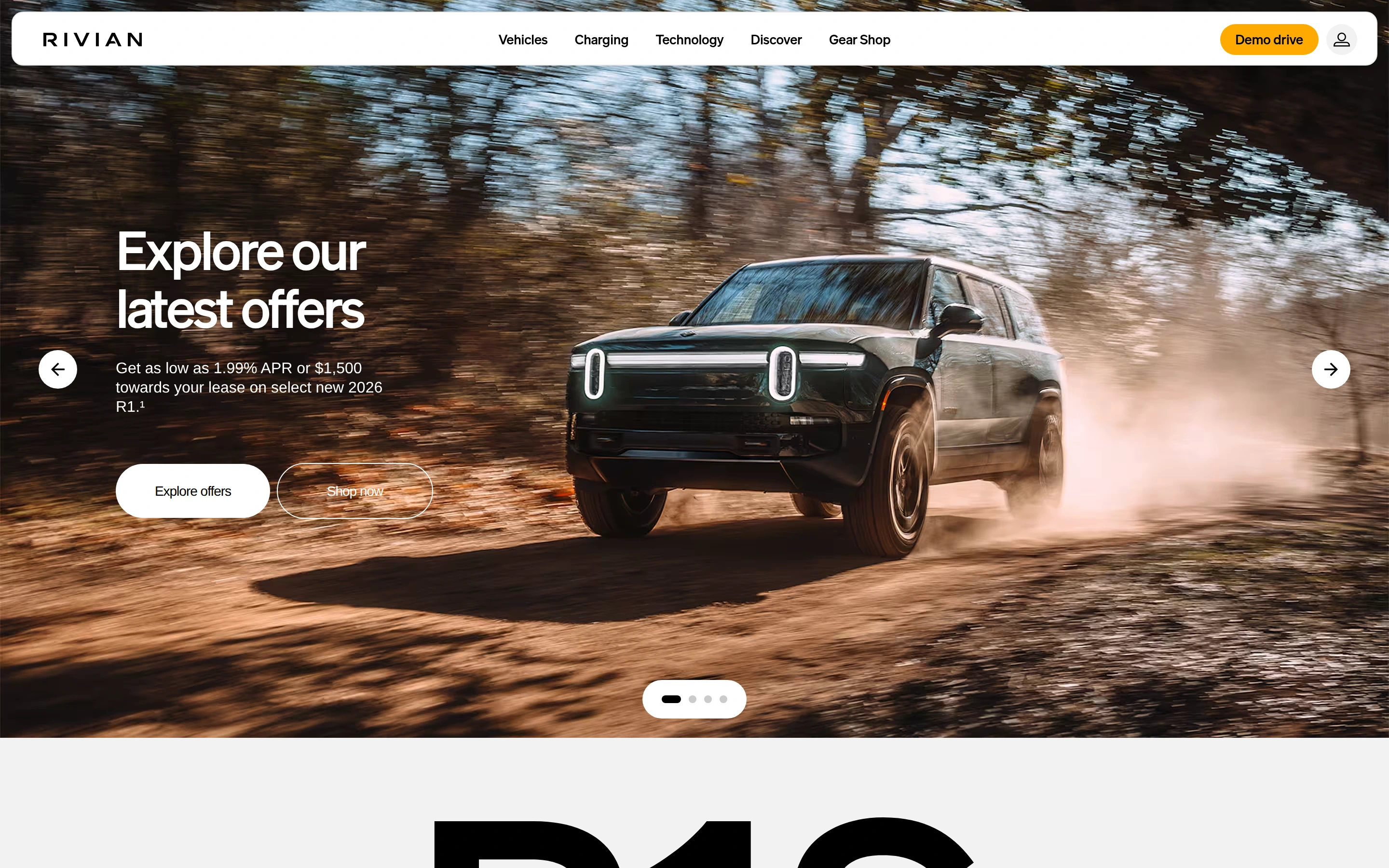 Rivian — captured interface