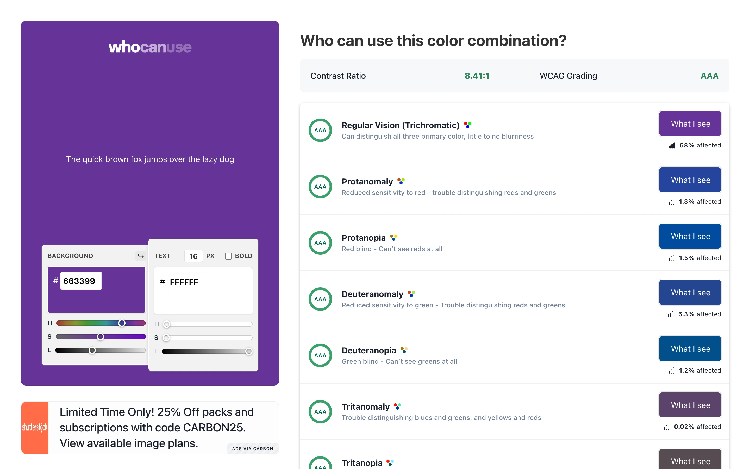 Who Can Use — captured interface