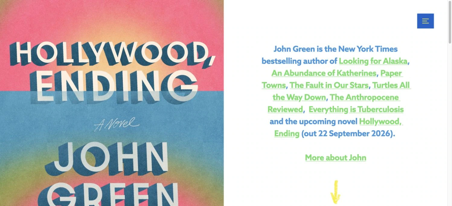 John Green — captured interface