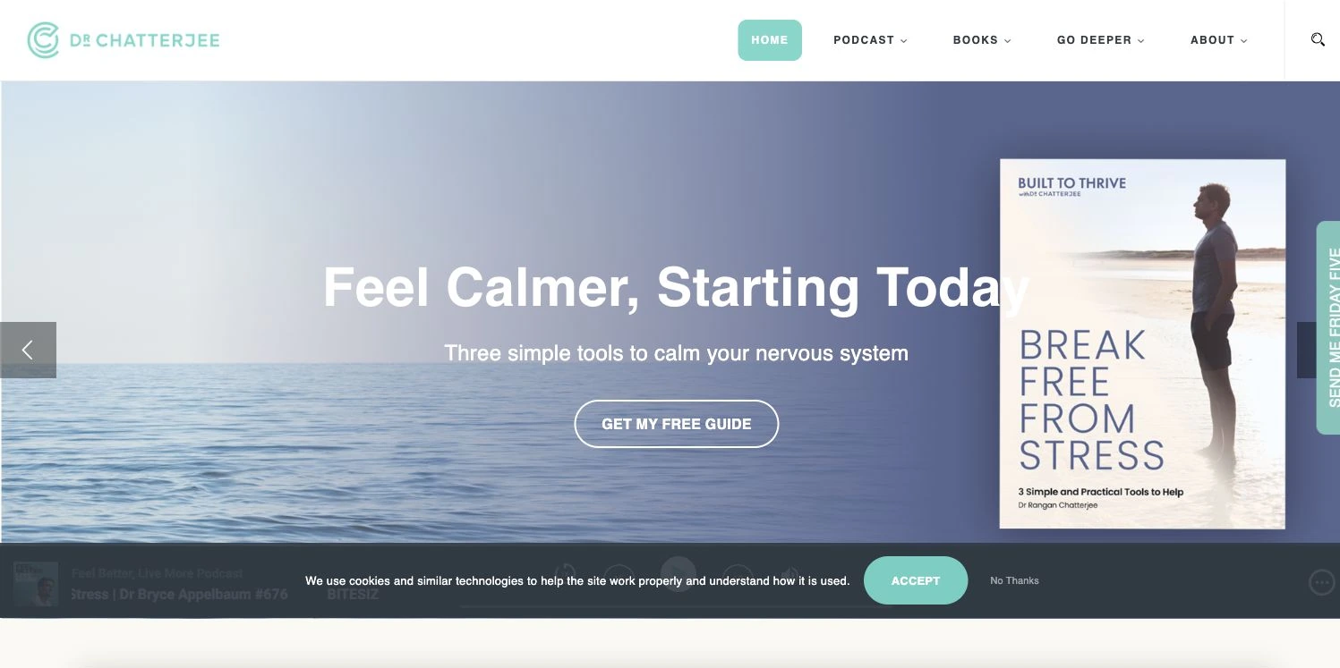 Dr Rangan Chatterjee — captured interface