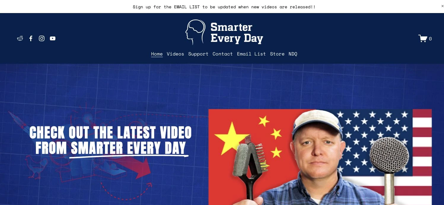Destin Sandlin — Smarter Every Day — captured interface