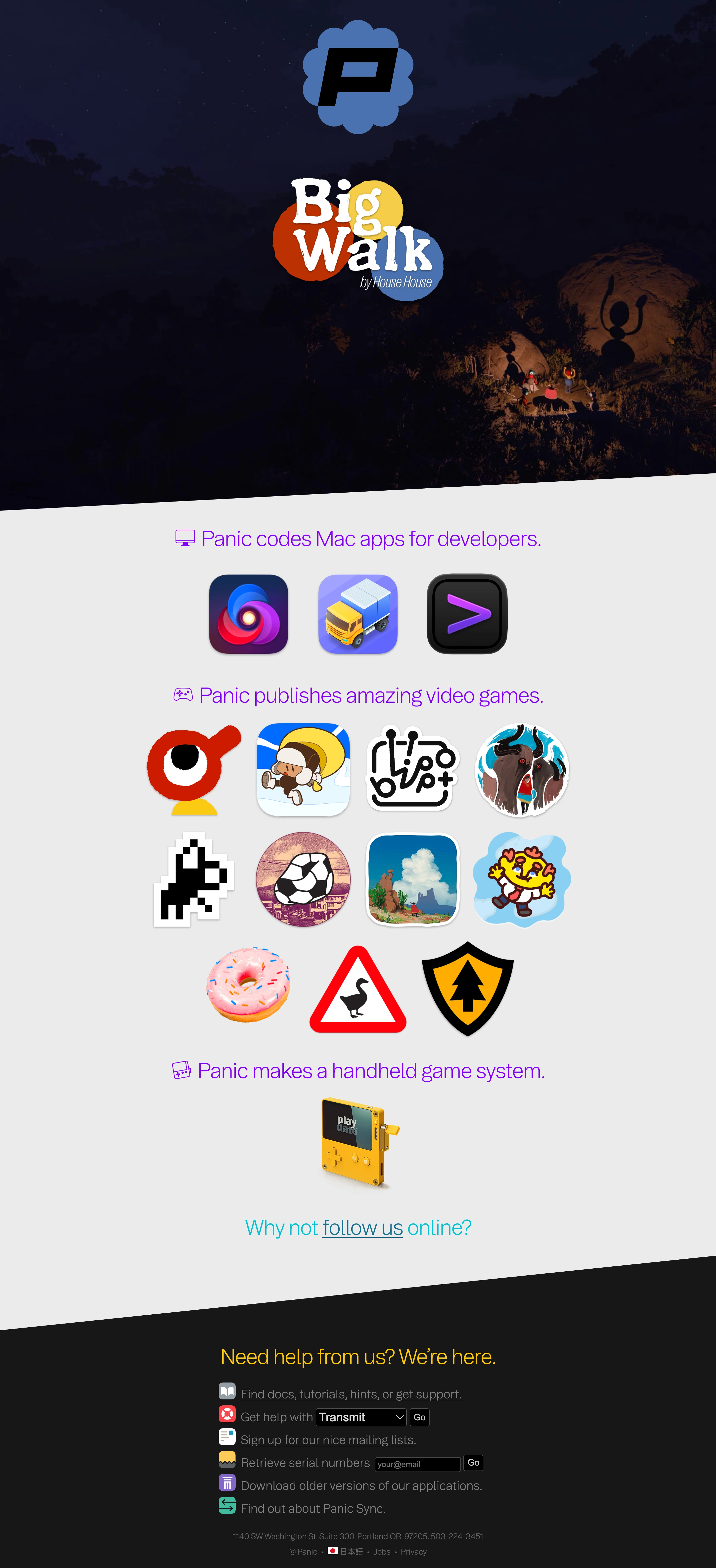 Panic — Sticker-Sheet Studio Charm — captured interface