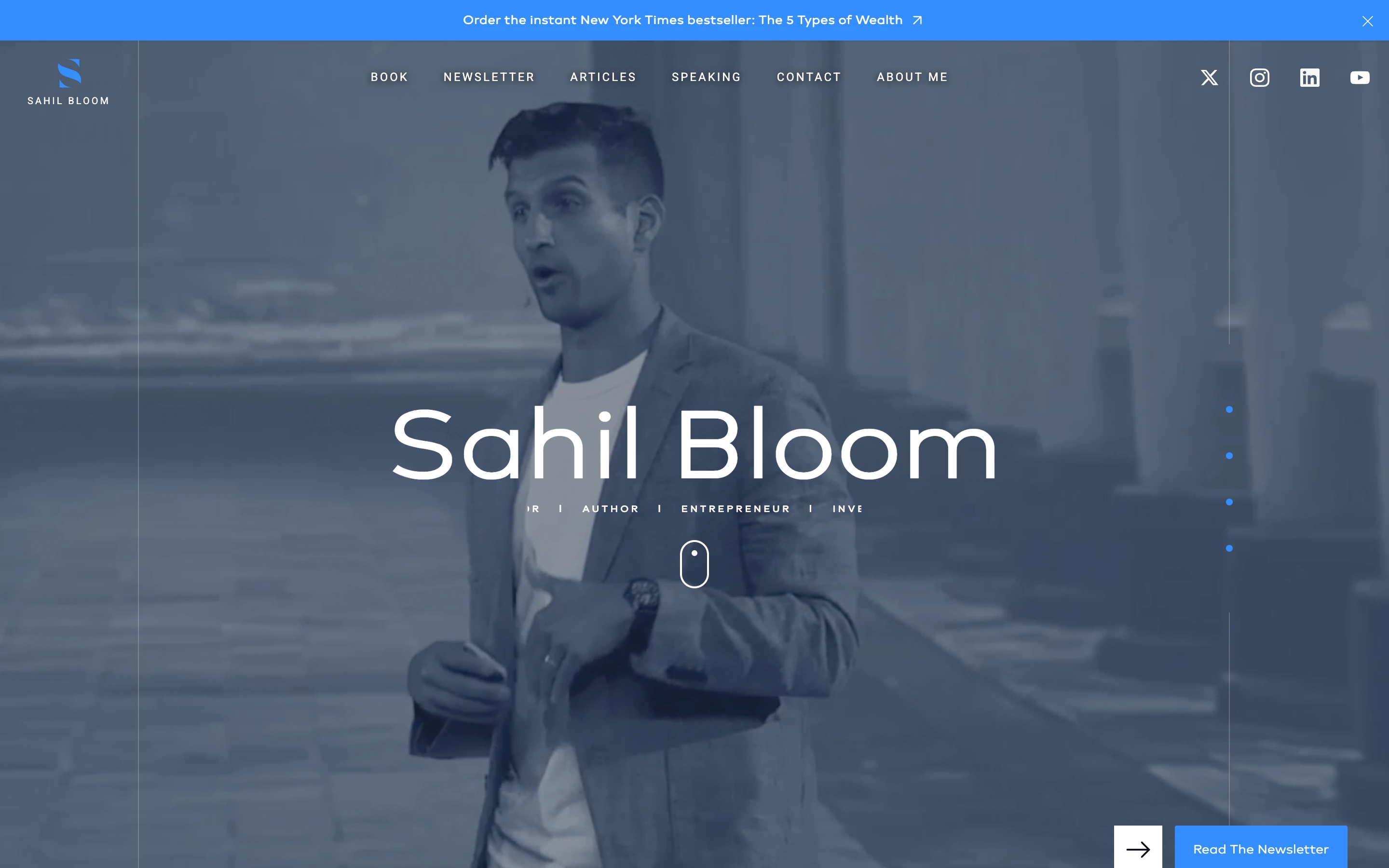 Sahil Bloom — captured interface