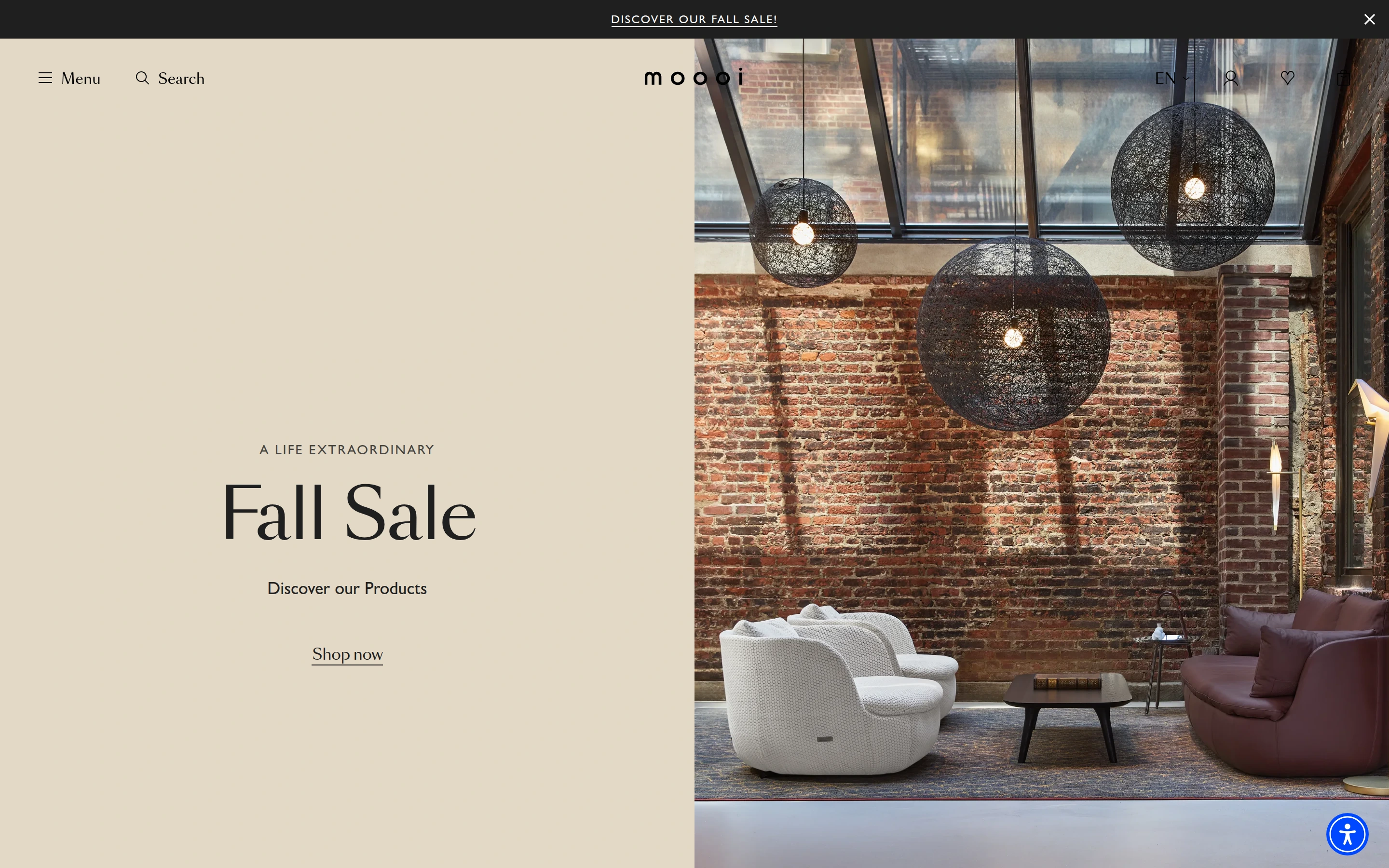 Moooi — captured interface