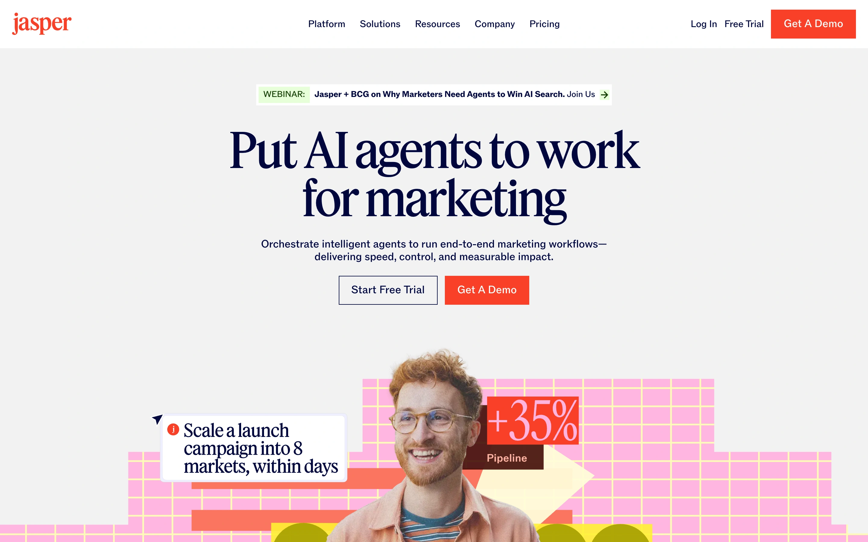 Jasper — captured interface
