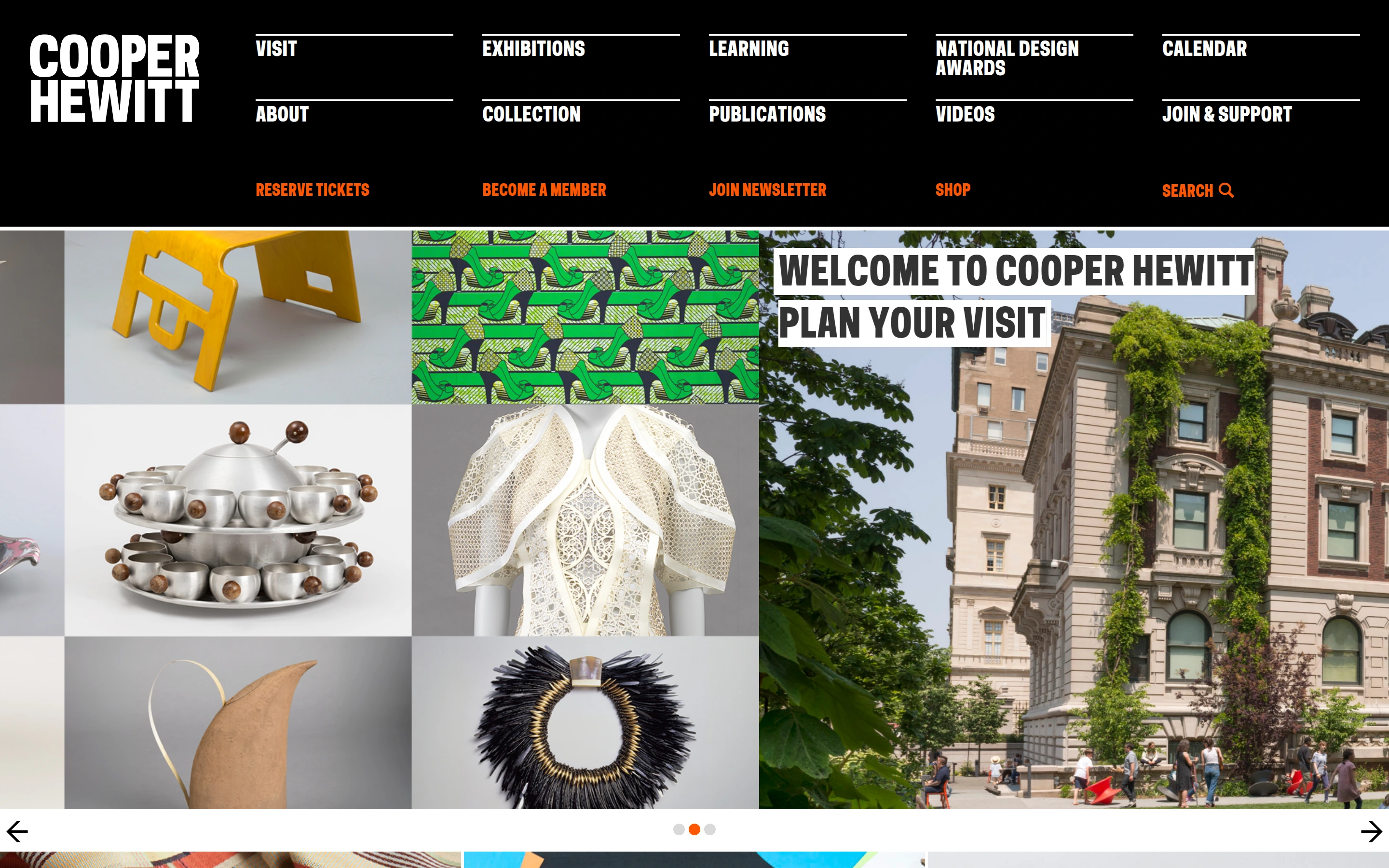 Cooper Hewitt — captured interface