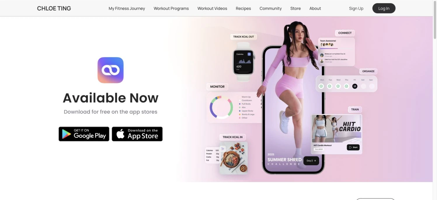 Chloe Ting — captured interface