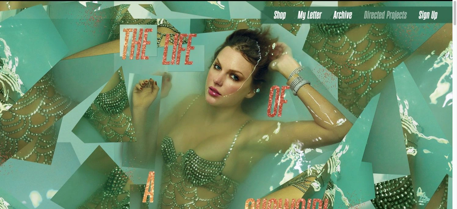 Taylor Swift — captured interface
