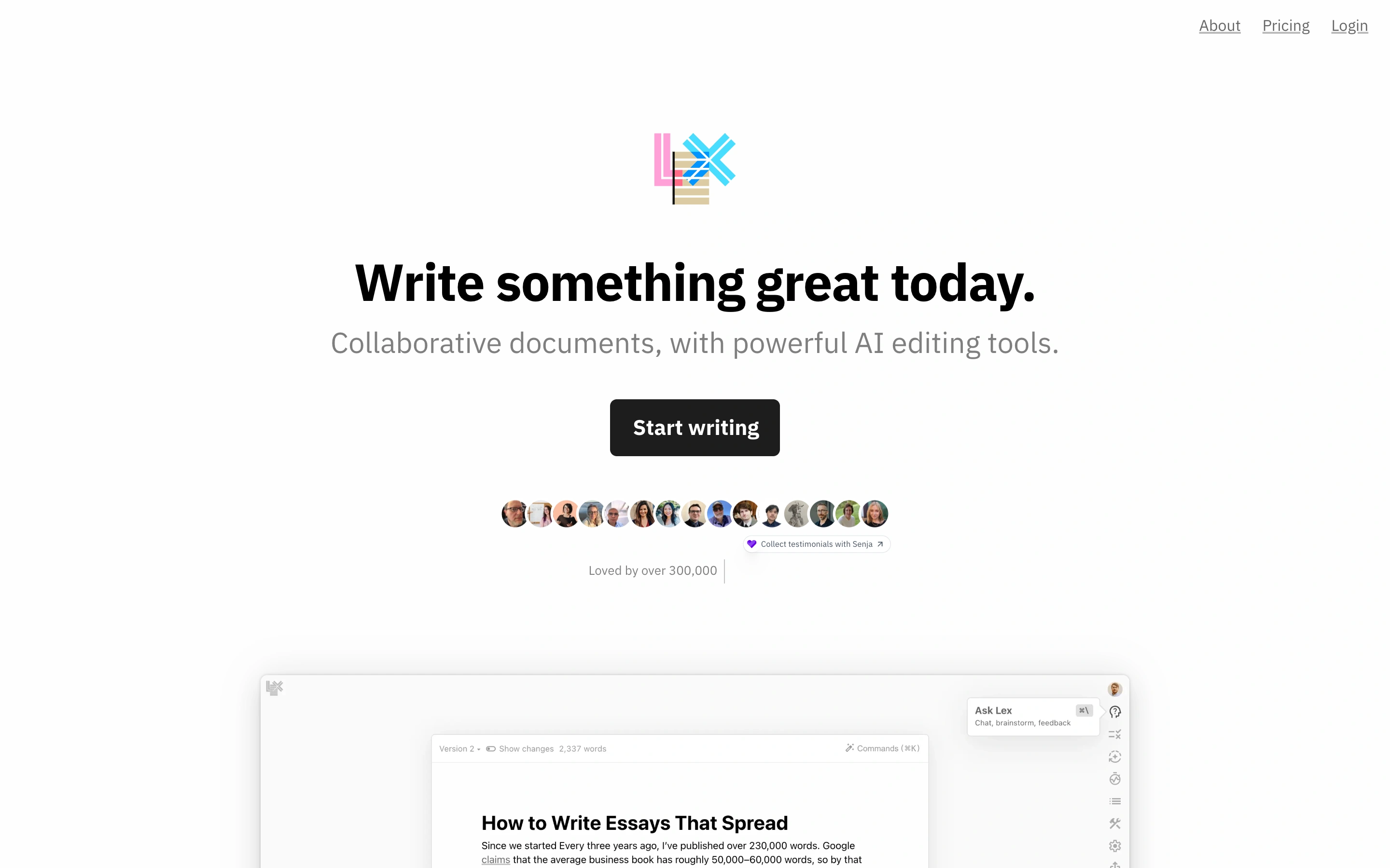 Lex — captured interface