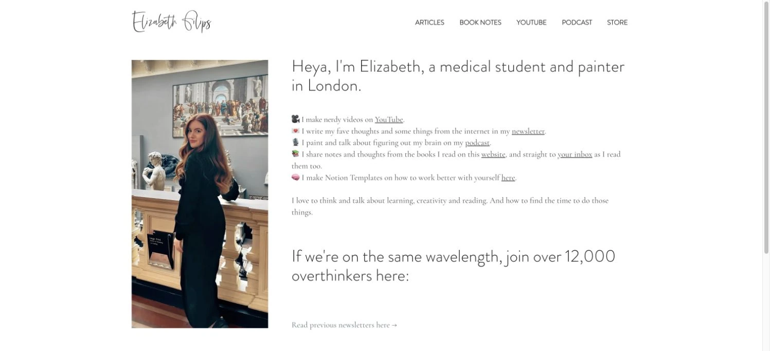Elizabeth Filips — captured interface