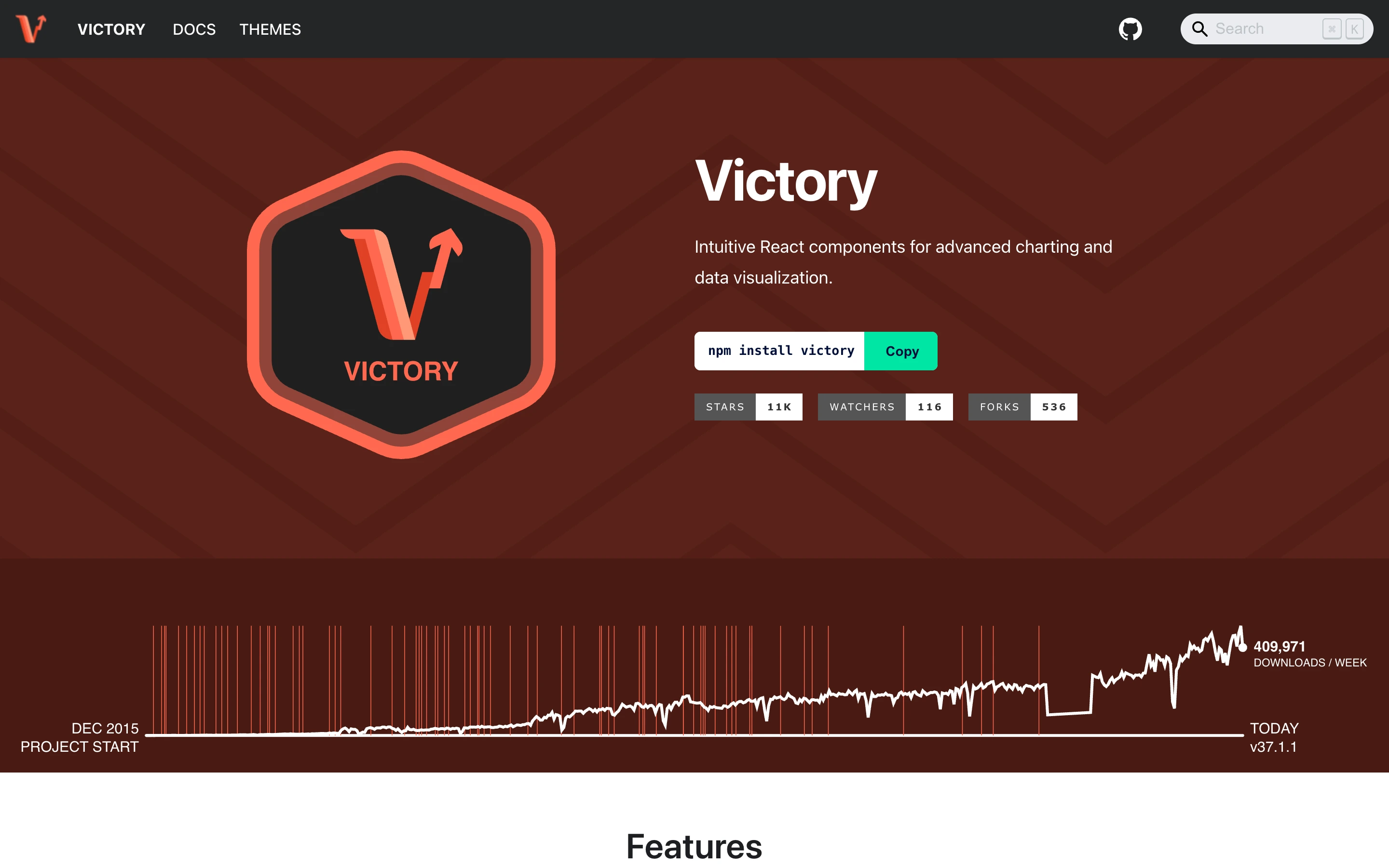 Victory — captured interface