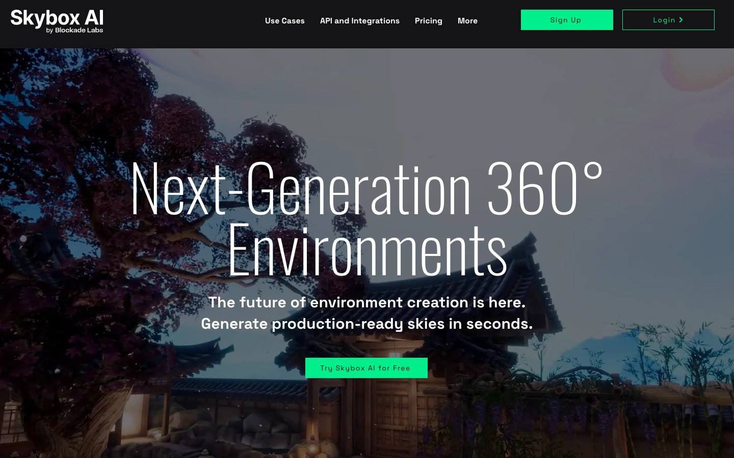 Blockade Labs — captured interface