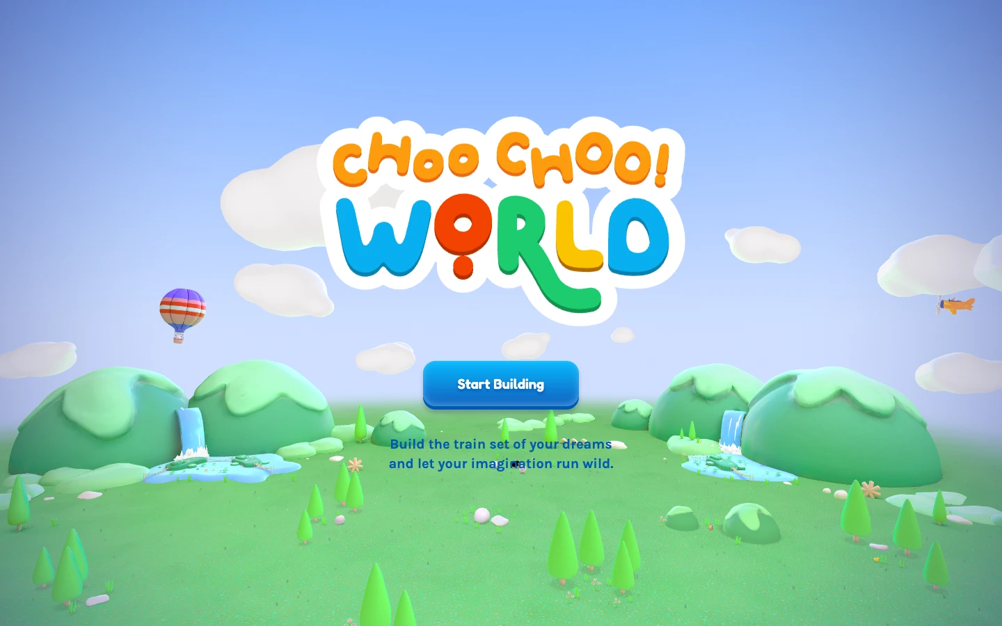 Choo Choo World — captured interface