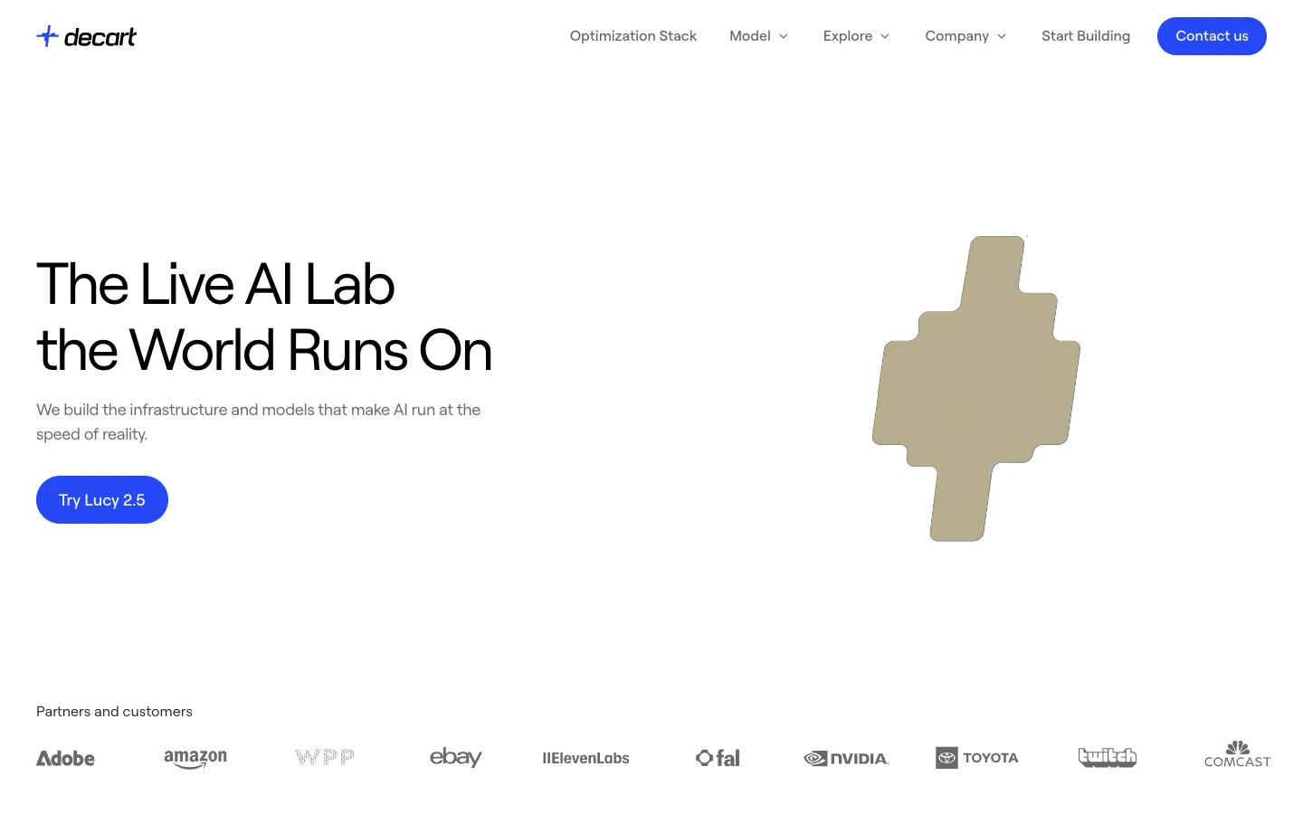 Decart — captured interface