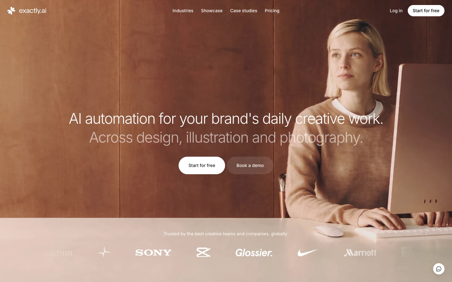Exactly.ai — captured interface