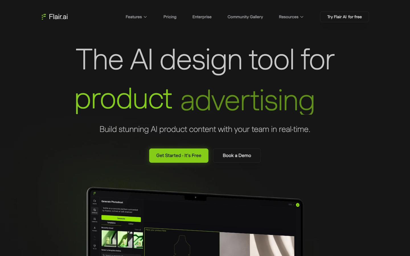 Flair — captured interface