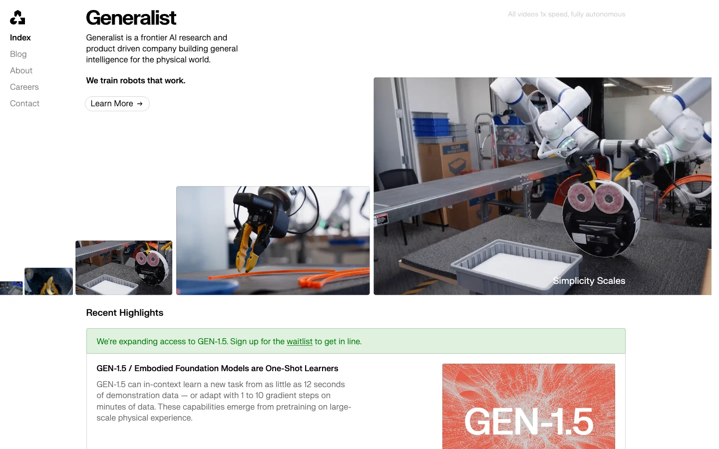 Generalist — captured interface