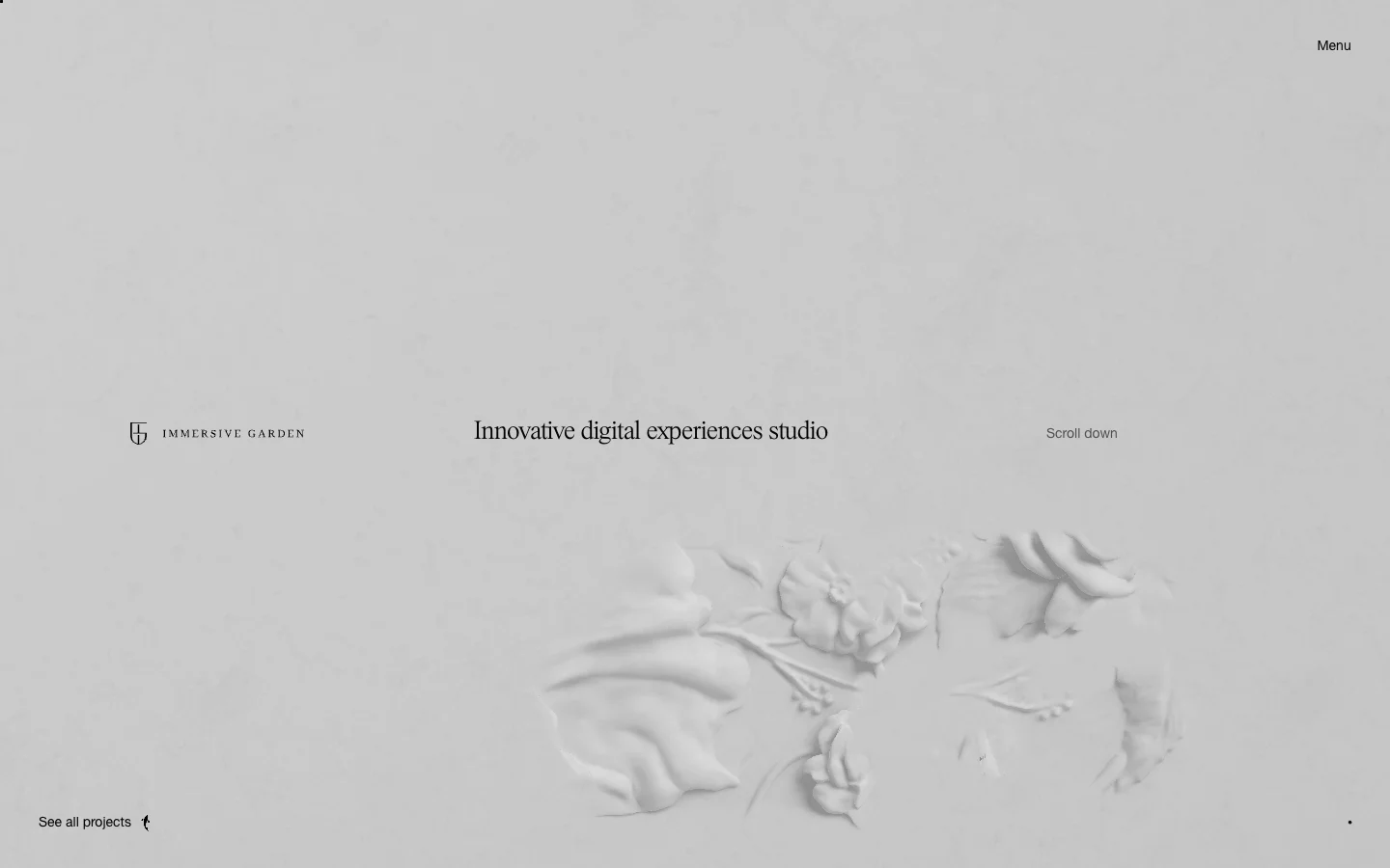 Immersive Garden — captured interface