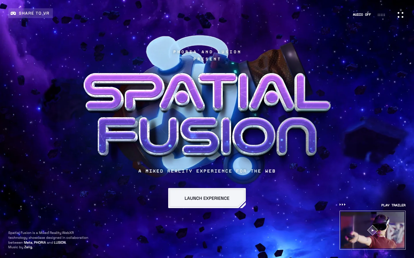 Spatial Fusion — captured interface