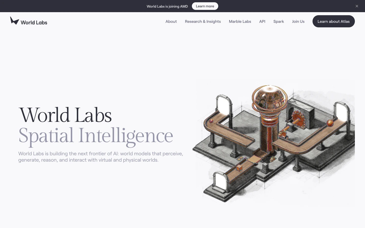 World Labs — captured interface