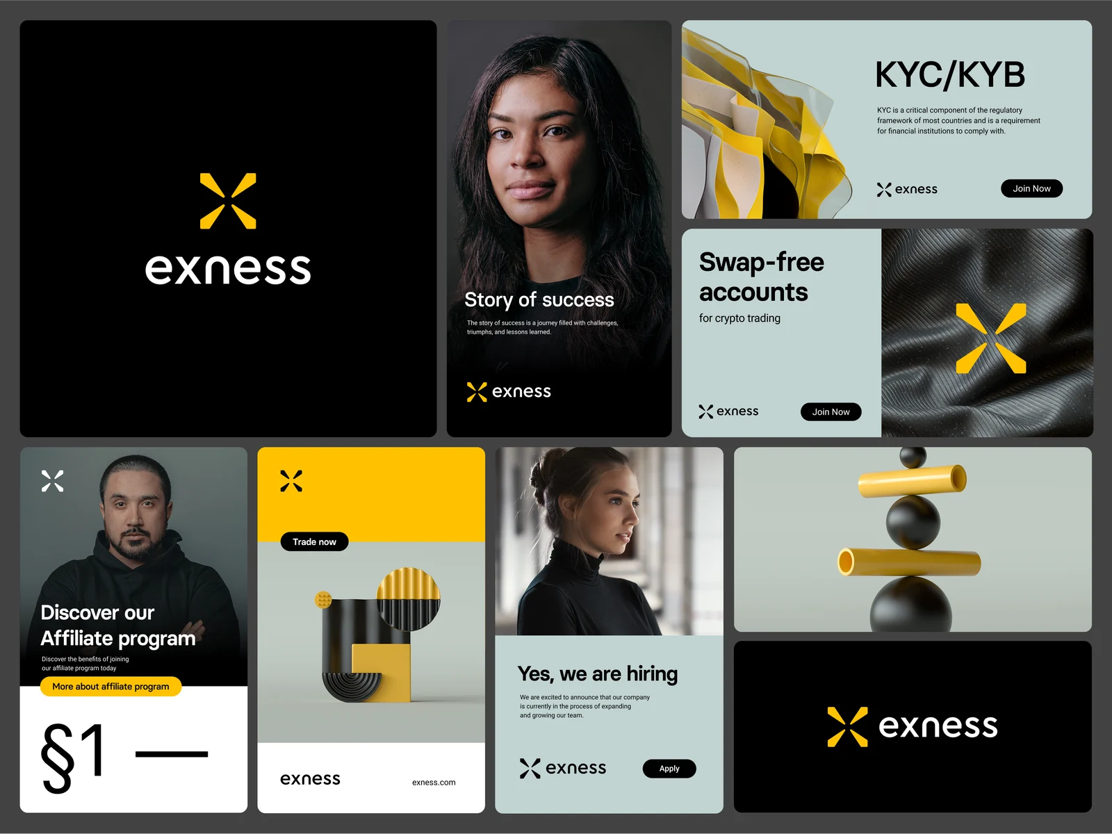 Exness Brand Identity preview